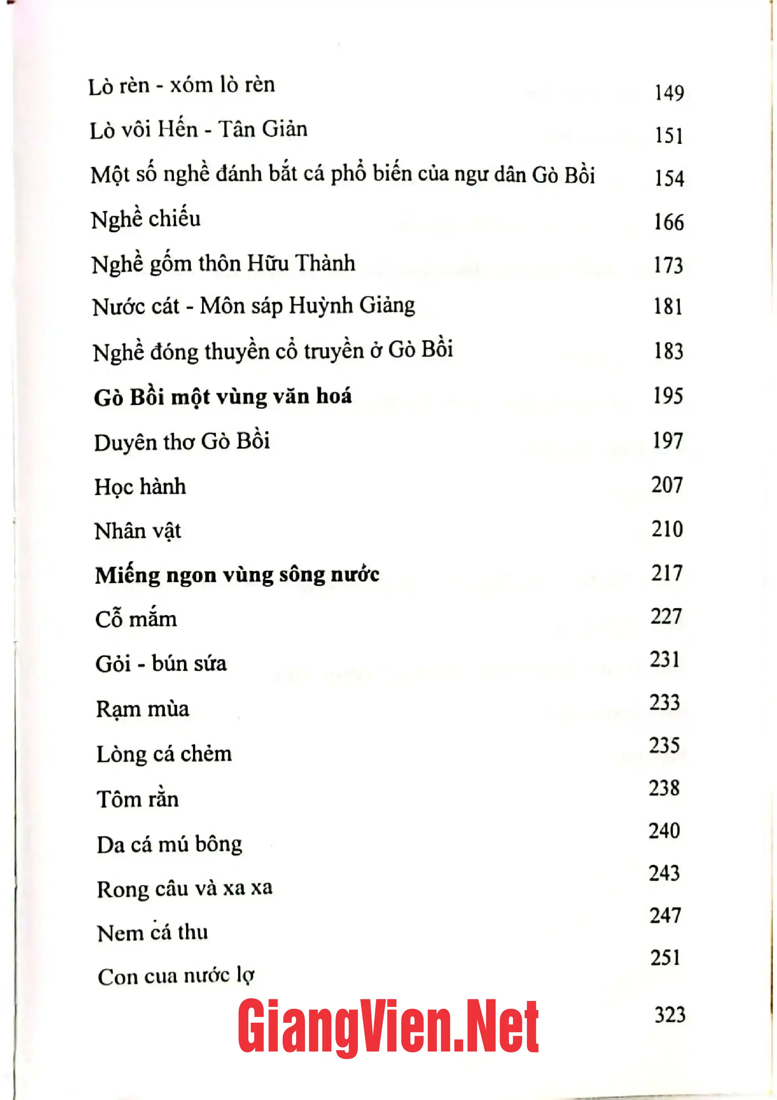Mục lục chi tiết trang 2 sách Phố Hiến, Quyển 2