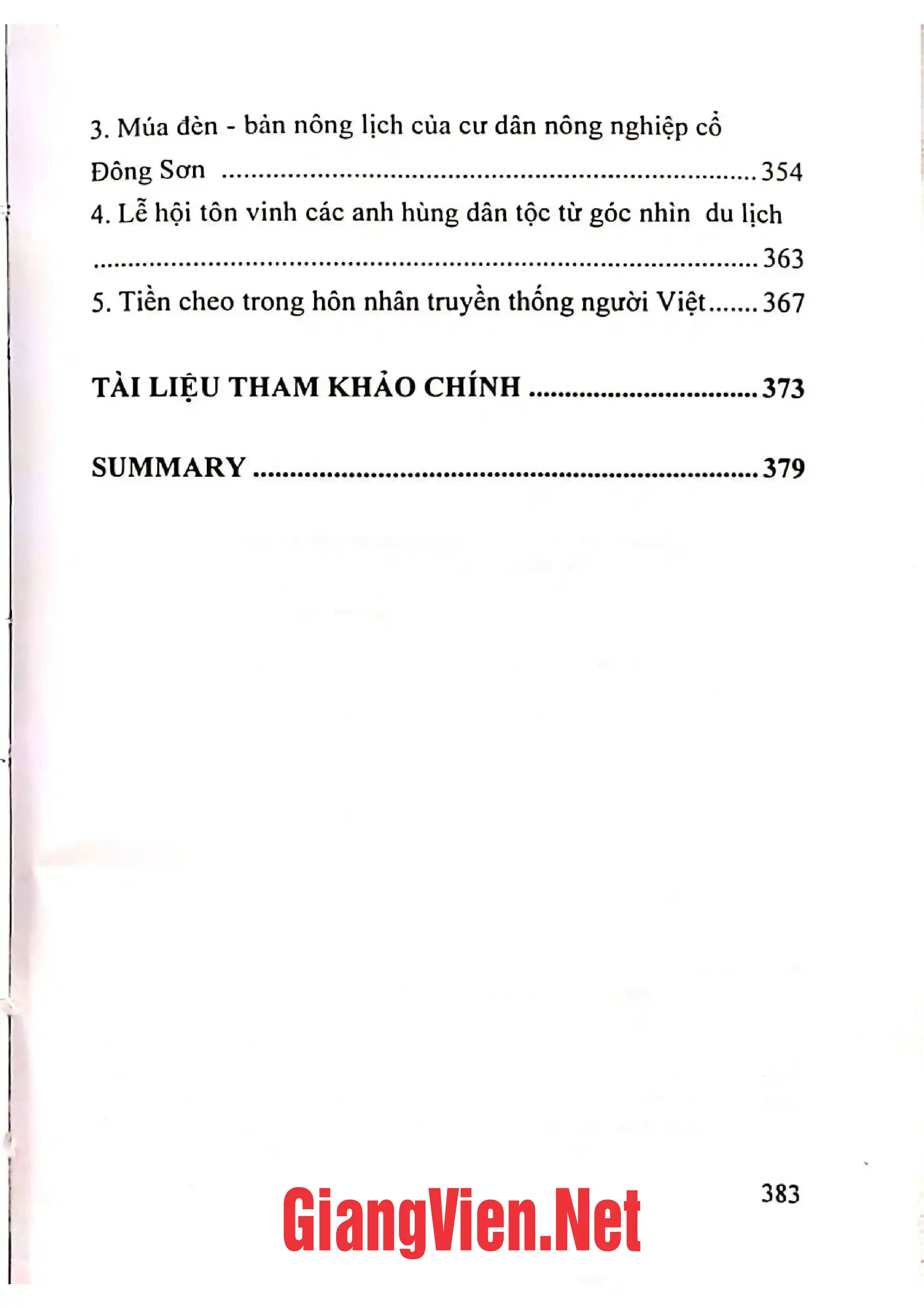 Mục lục chi tiết trang 2 sách Miếu thờ ở Cần Thơ