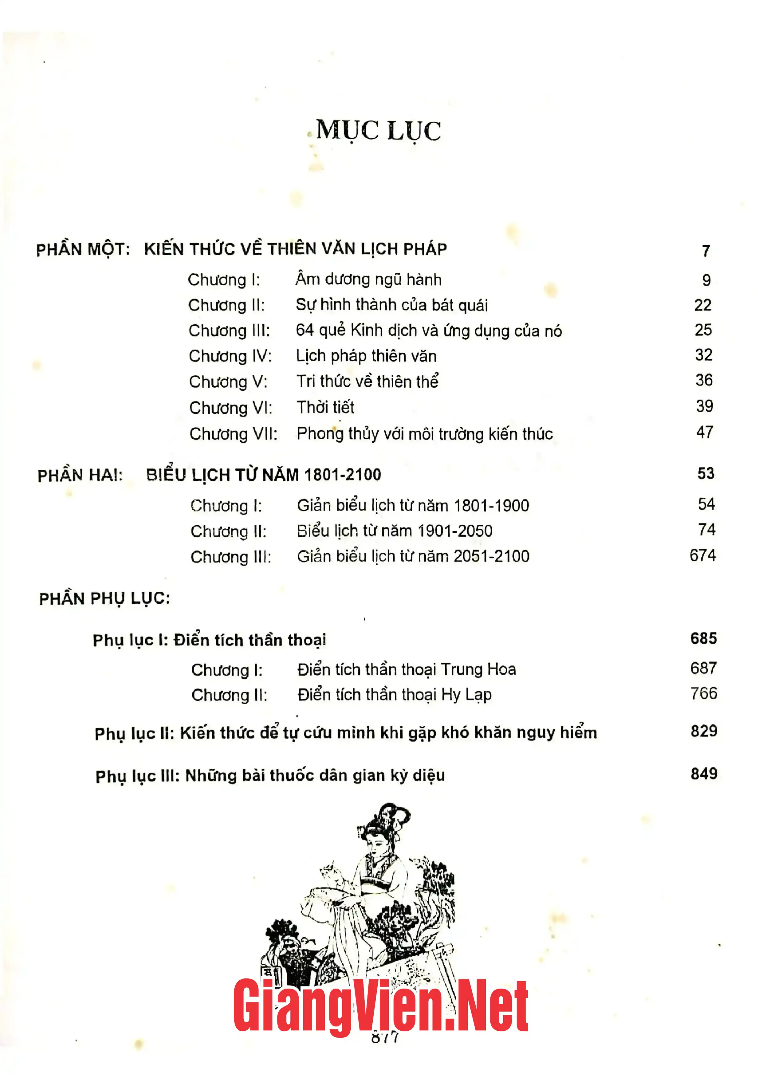 Ảnh minh họa nội dung cuốn sách: Sách lịch văn hoá