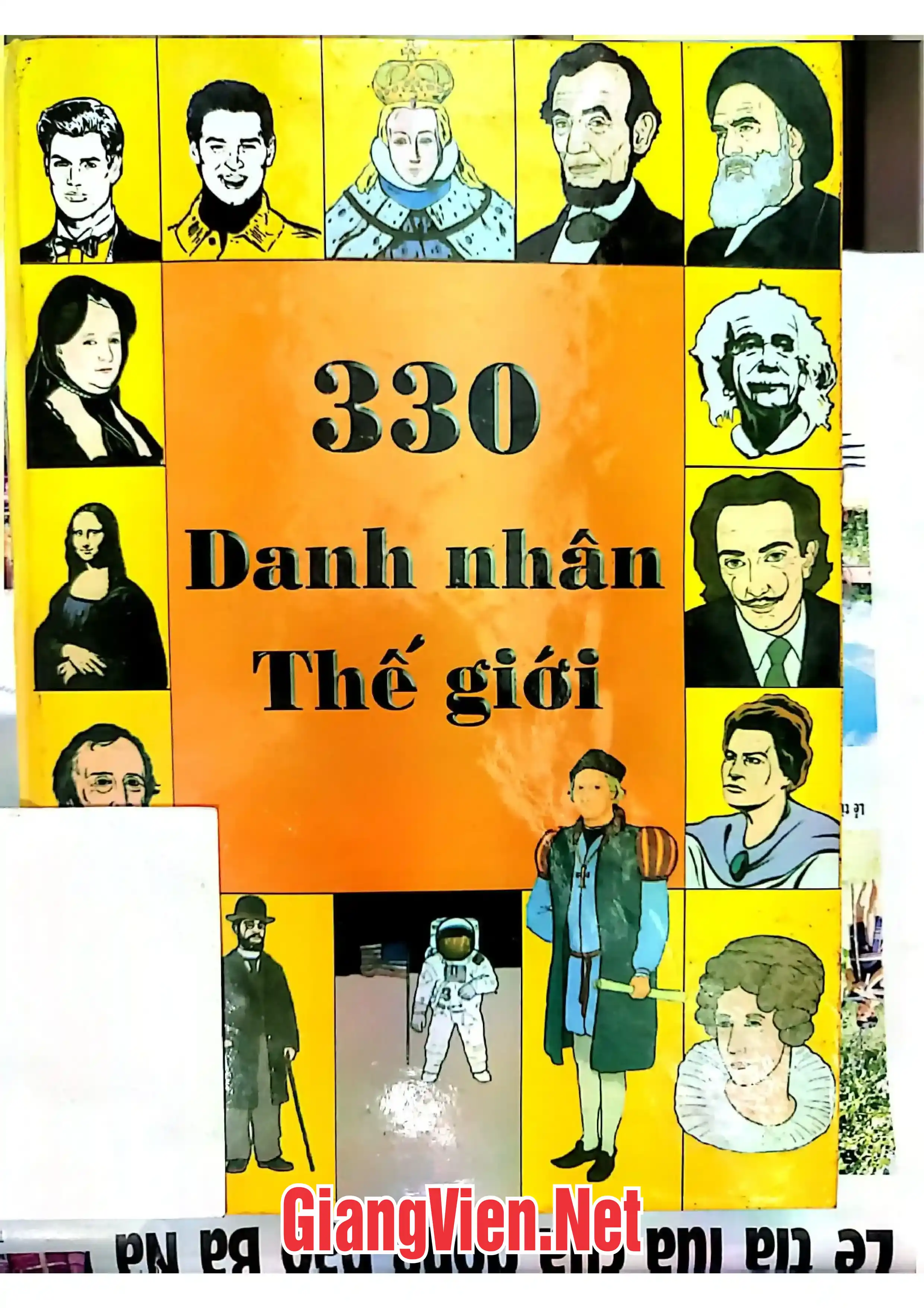 Ảnh bìa của 330 danh nhân thế giới