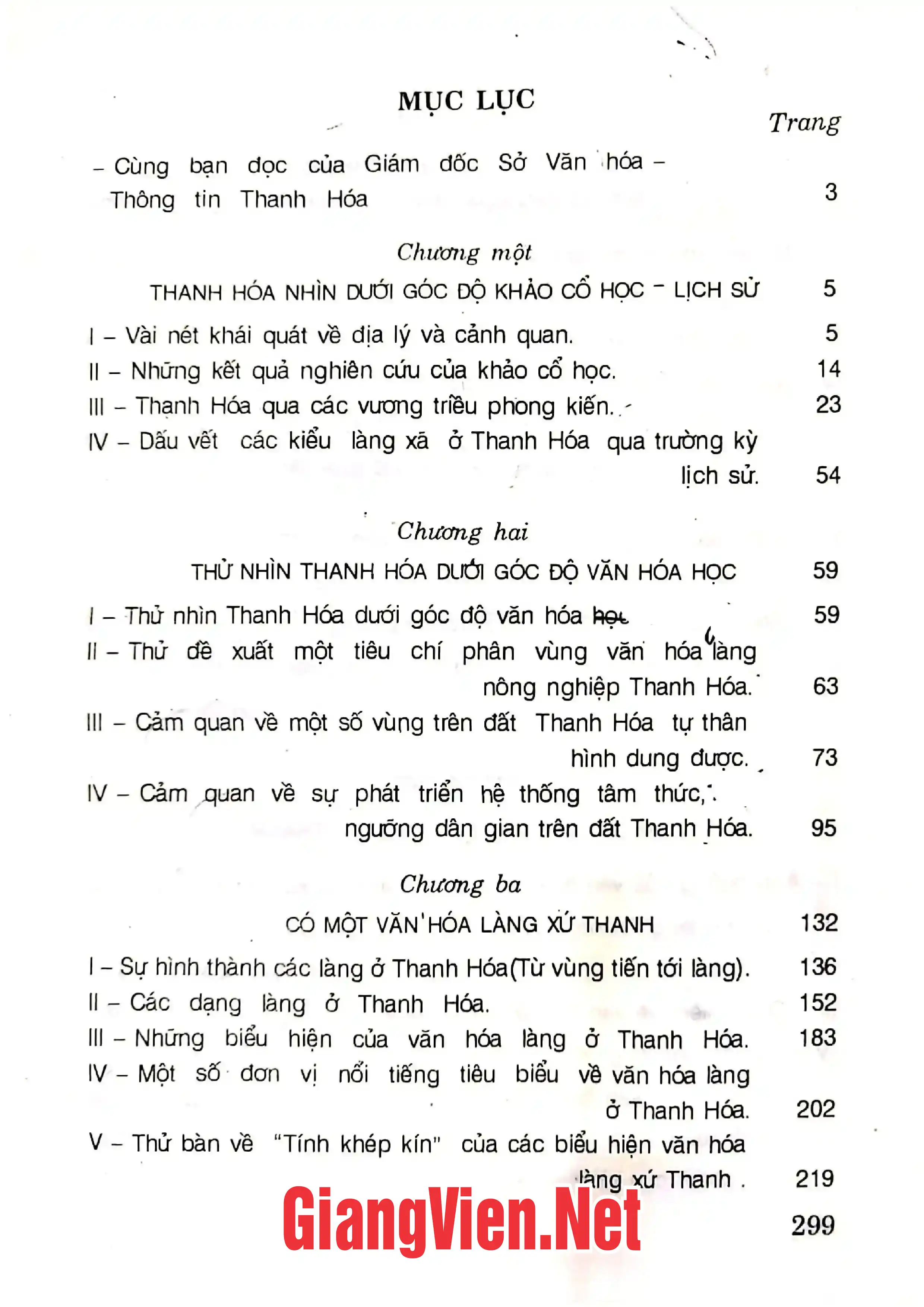 Trang bìa chính thức sách Khảo sát văn hoá làng xứ Thanh