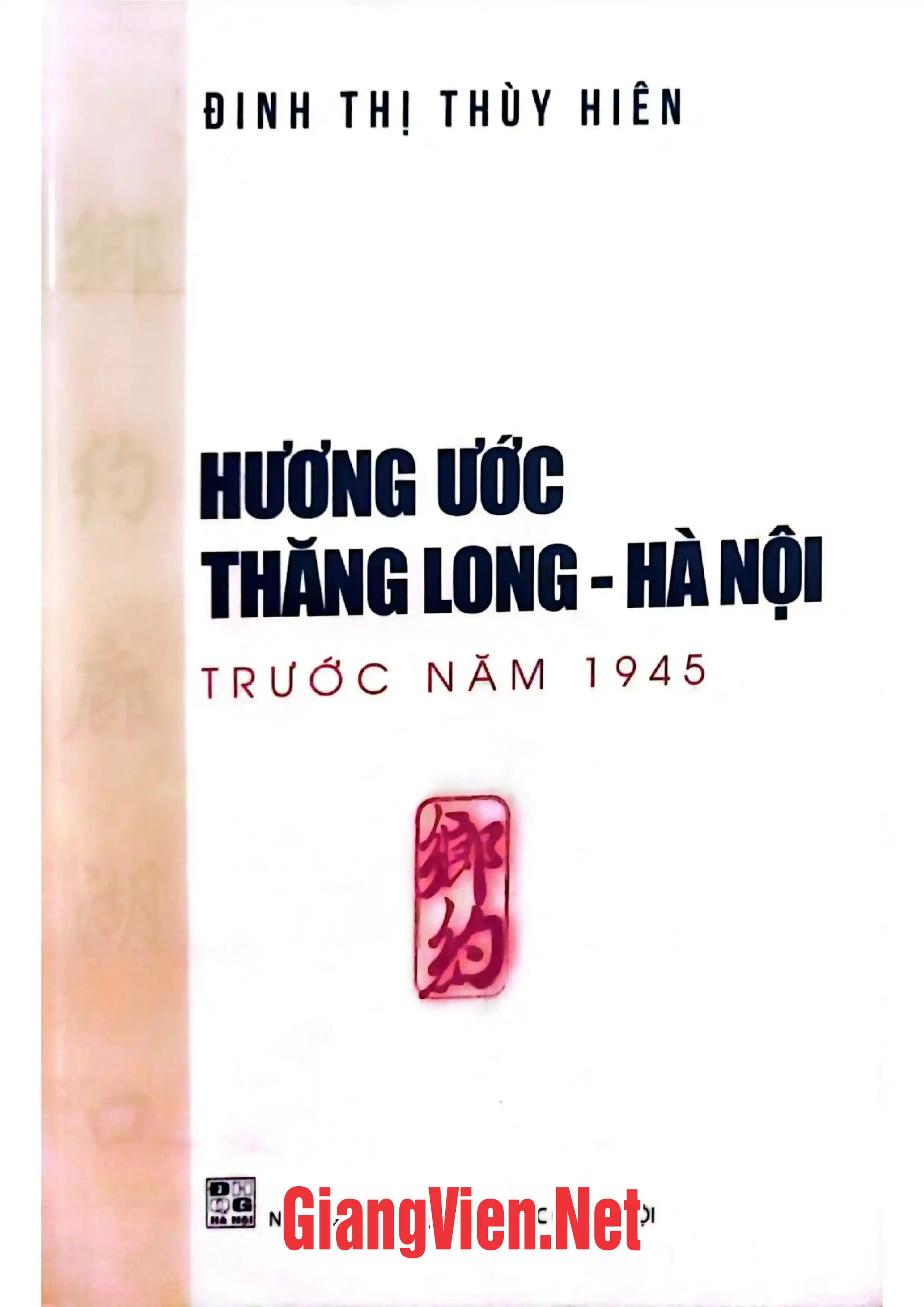 Ảnh bìa của Hương ước Thăng Long - Hà Nội trước năm 1945