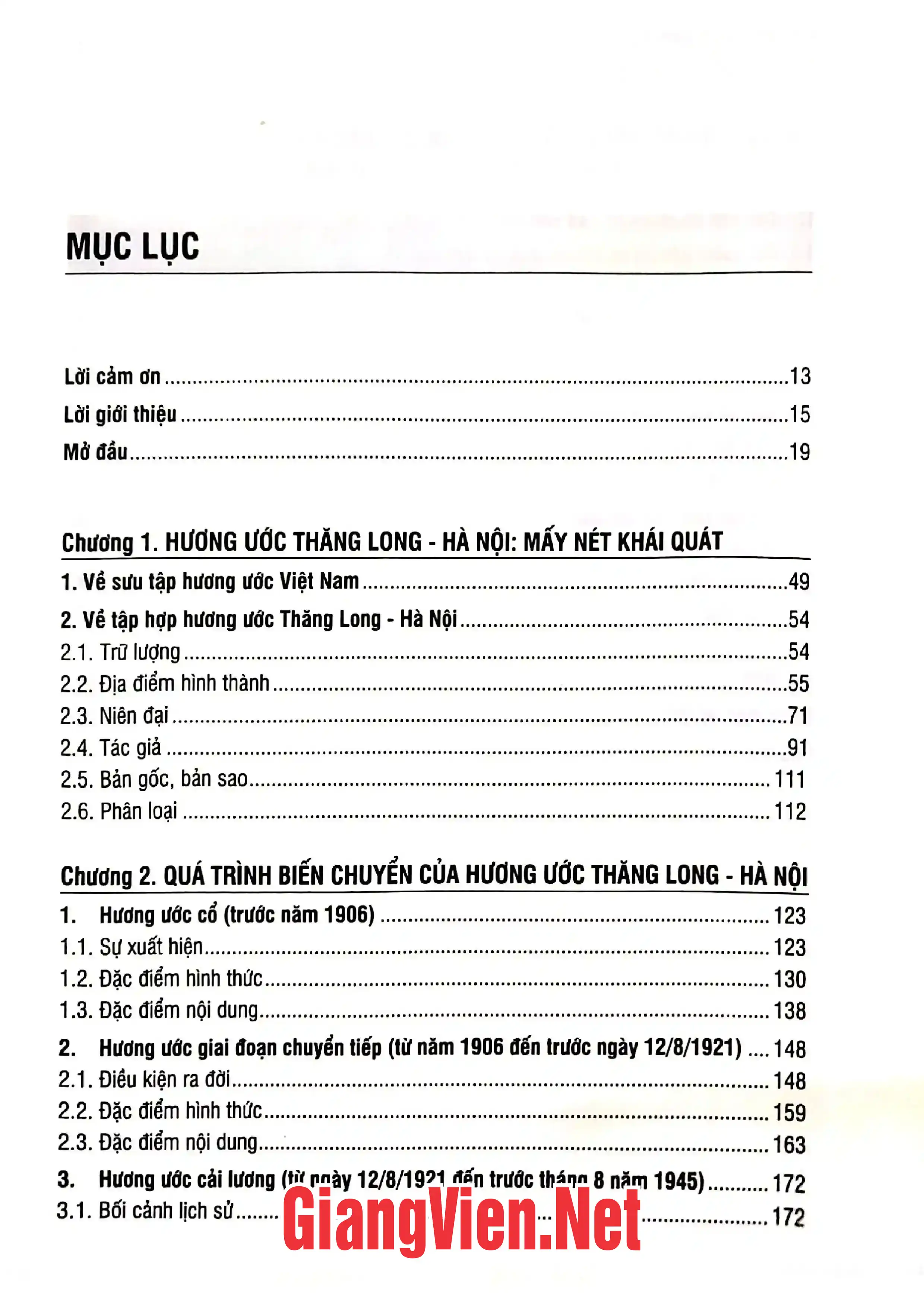 Trang bìa chính thức sách Hương ước Thăng Long - Hà Nội trước năm 1945