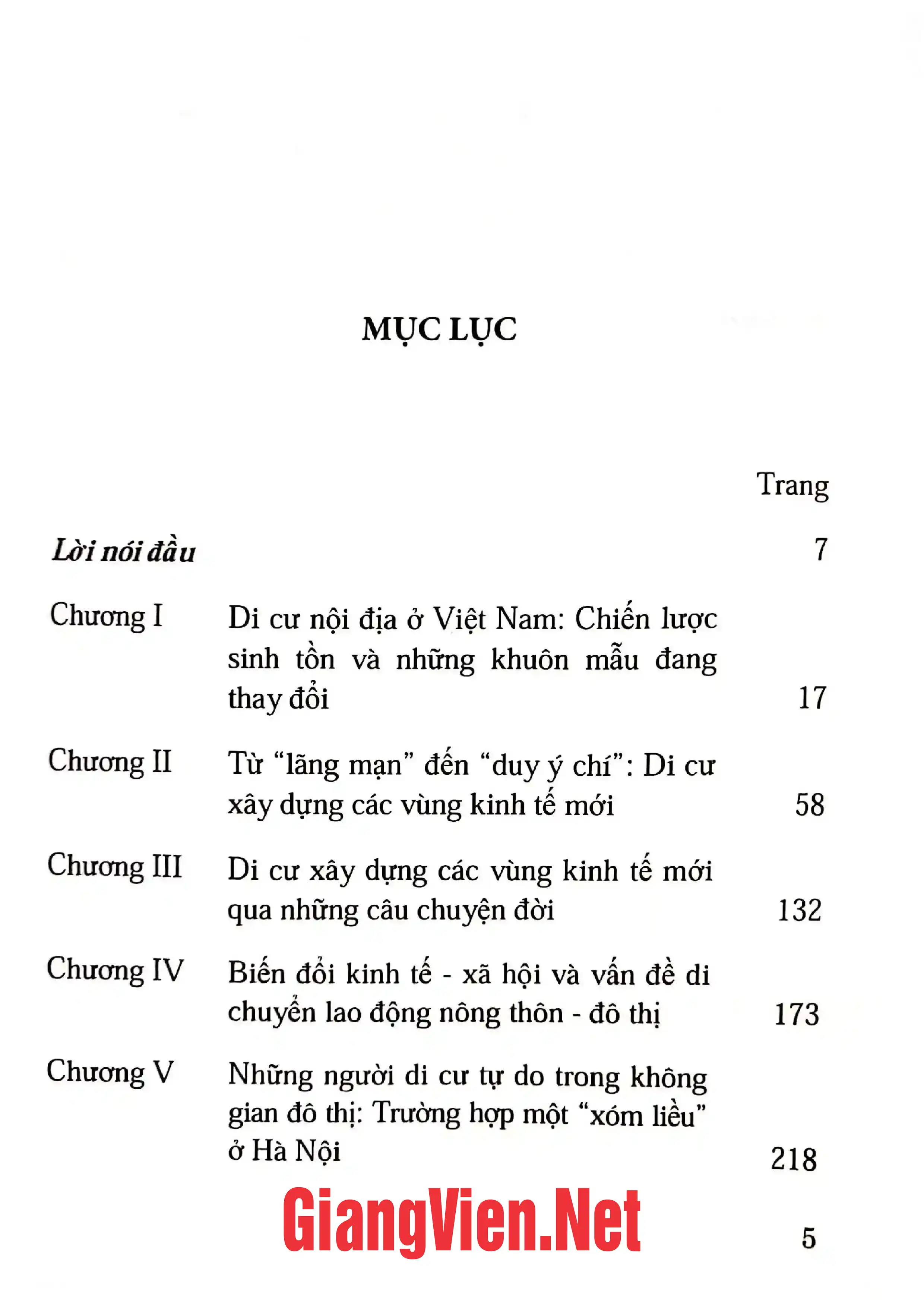 Ảnh minh họa nội dung cuốn sách: Di cư đói nghèo và phát triển