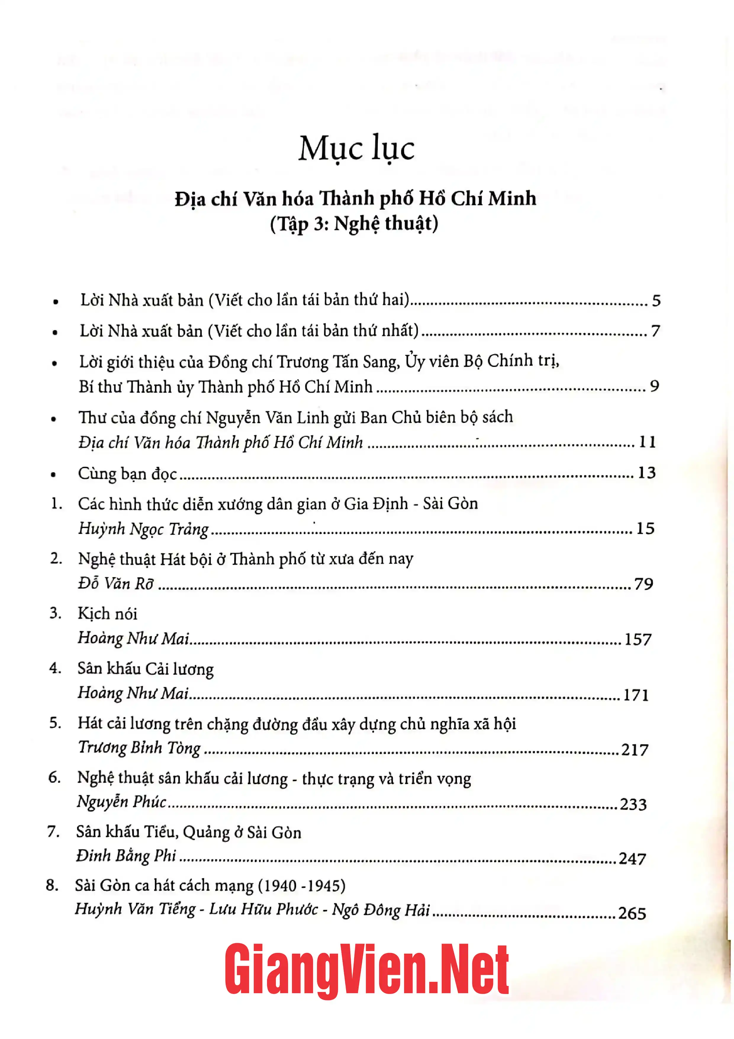 Ảnh minh họa nội dung cuốn sách: Địa chí văn hóa thành phố Hồ Chí Minh, tập 3: Nghệ thuật