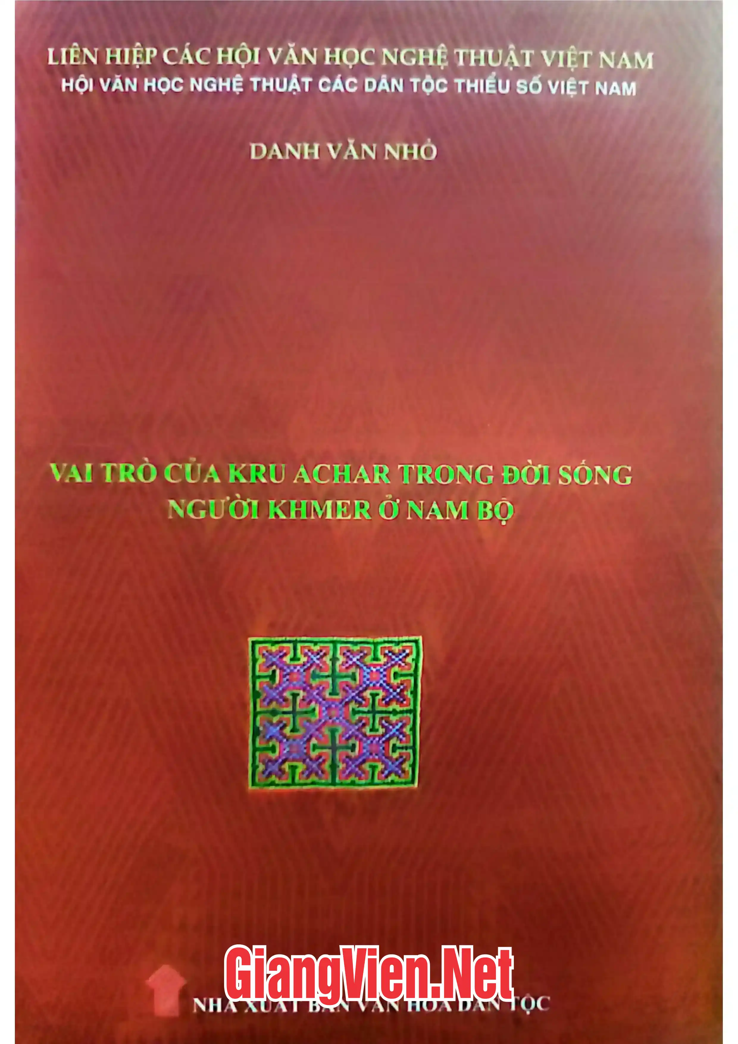 Ảnh bìa của Vai trò của Kru Achar trong đời sống người Khmer Nam Bộ