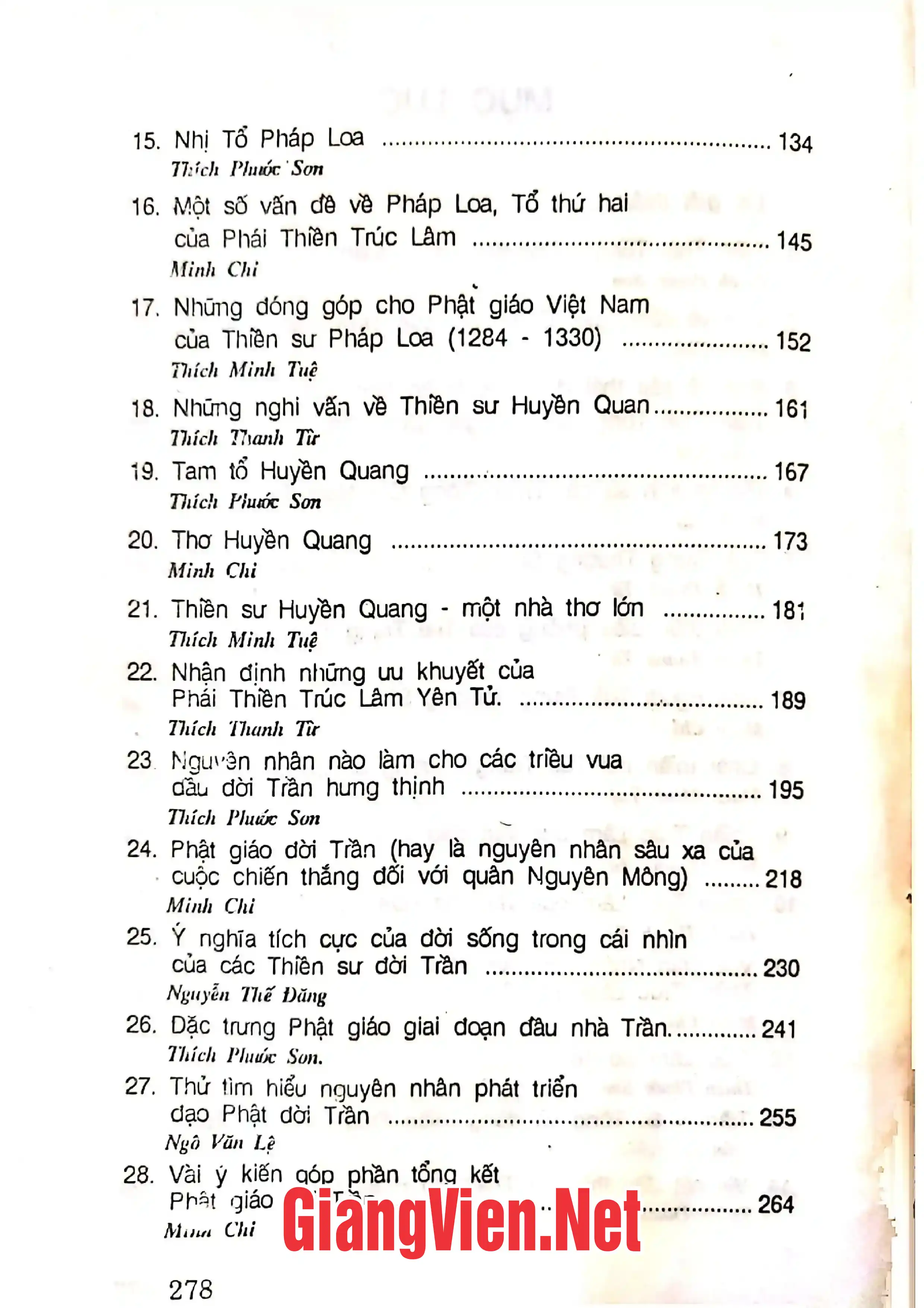 Ảnh minh họa nội dung cuốn sách: Thiền học đời Trần