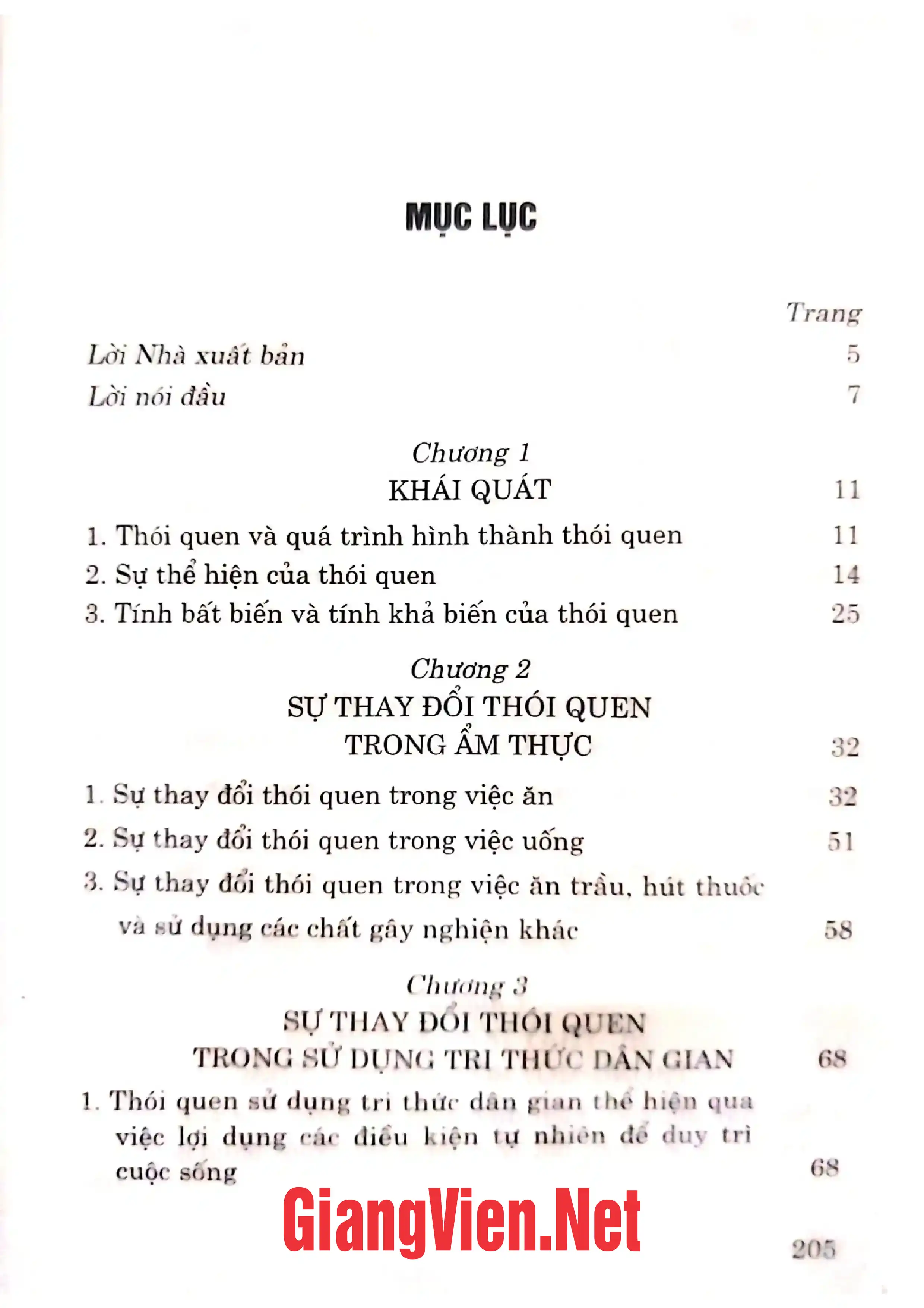 Trang bìa chính thức sách Sự thay đổi thói quen của người dân vùng Đồng bằng Bắc Bộ.