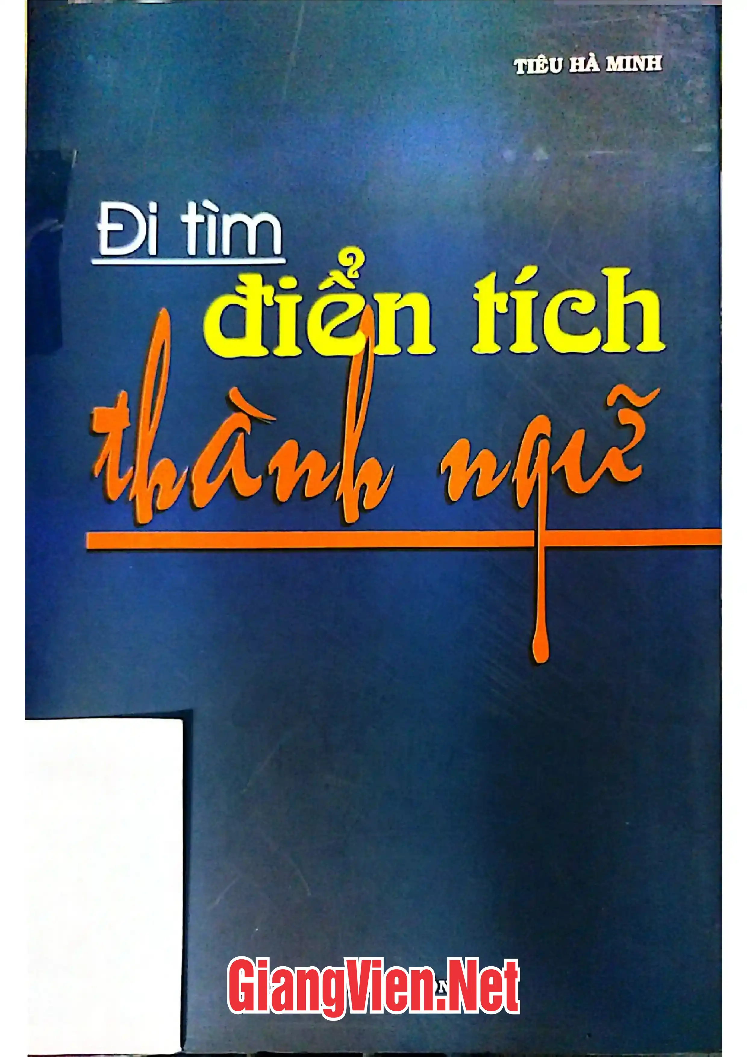 Ảnh bìa của Đi tìm điển tích thành ngữ