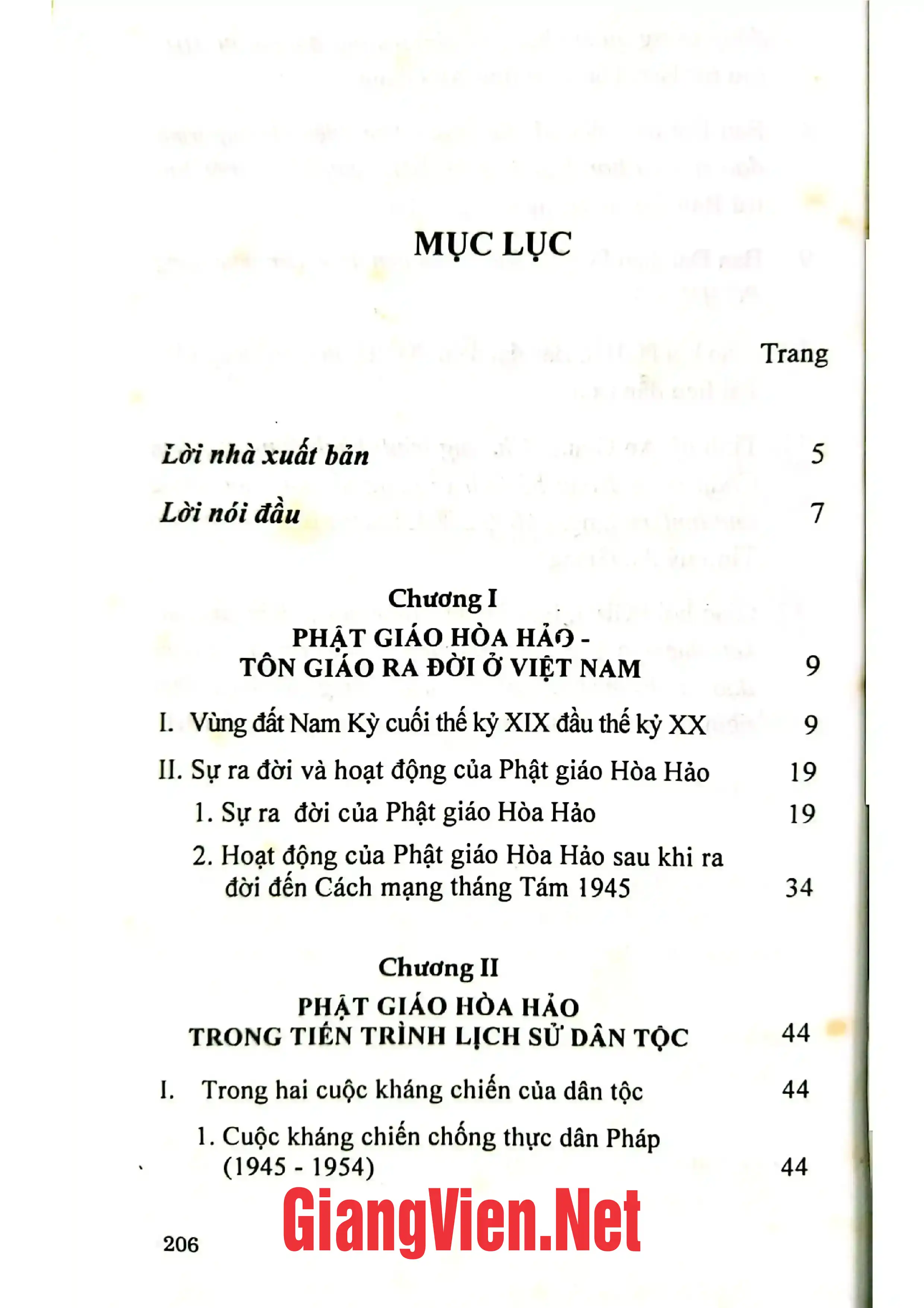 Trang bìa chính thức sách Phật giáo hòa hảo - Tri thức cơ bản