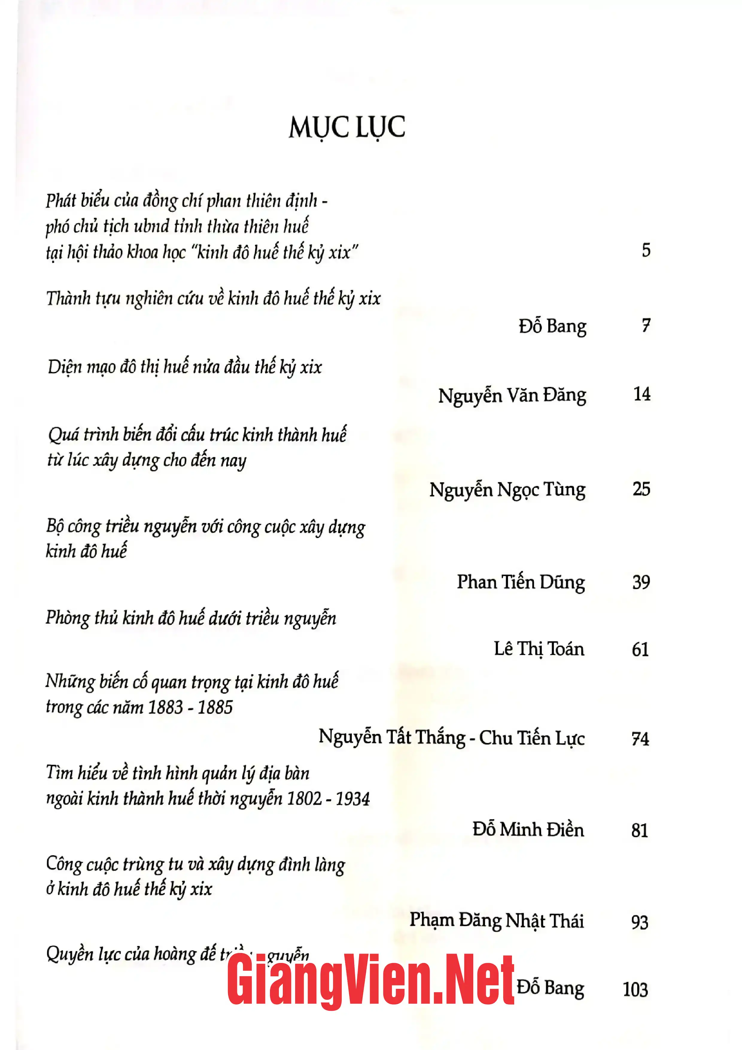 Trang bìa chính thức sách Di sản đặc thù của Việt Nam - Kinh đô Huế