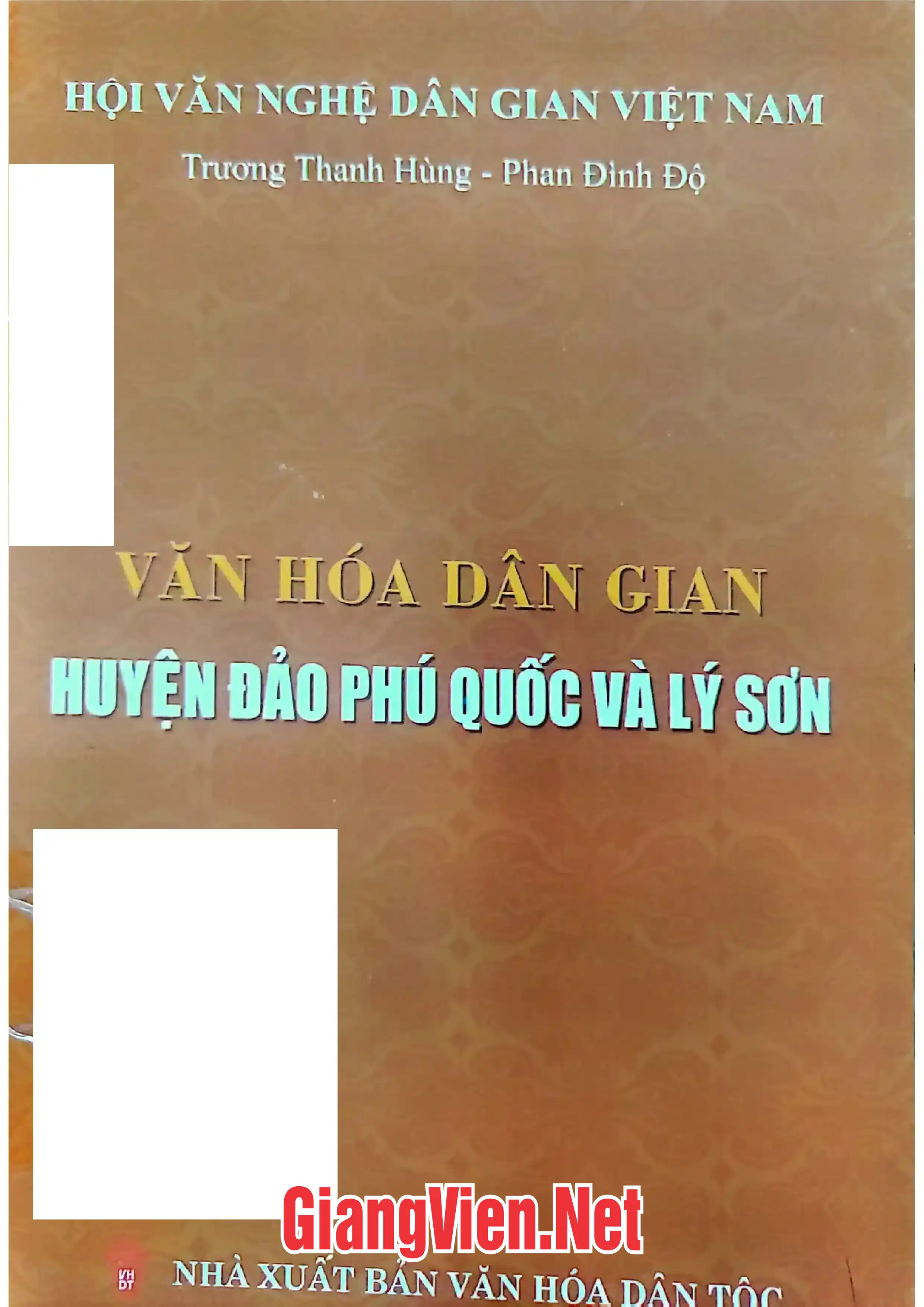 Ảnh bìa của Văn hóa dân gian huyện đảo Phú Quốc và Lý Sơn