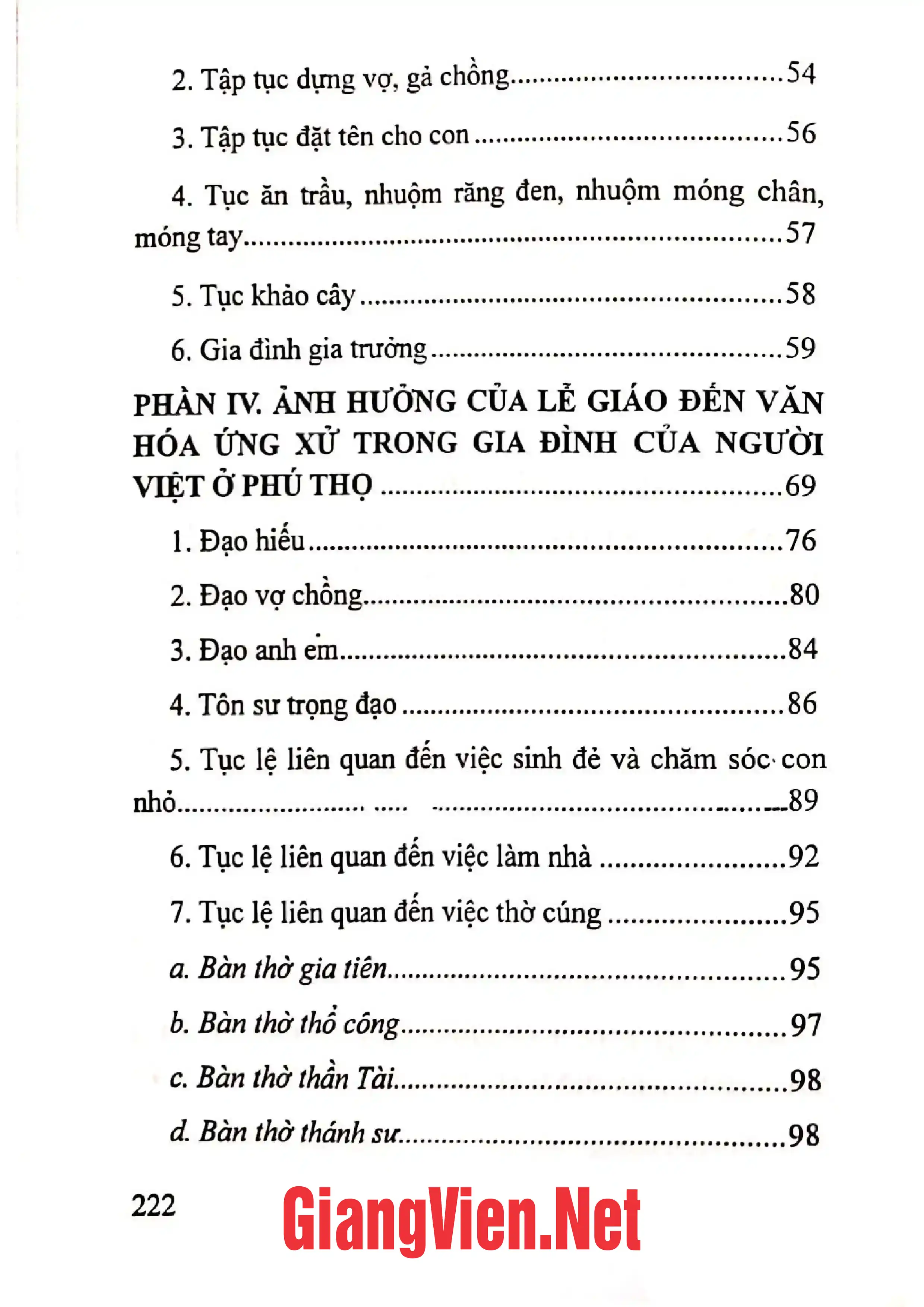 Ảnh minh họa nội dung cuốn sách: Tín ngưỡng thờ cúng ở Phú Thọ - Nền tảng văn hóa gia đình vùng đất tổ