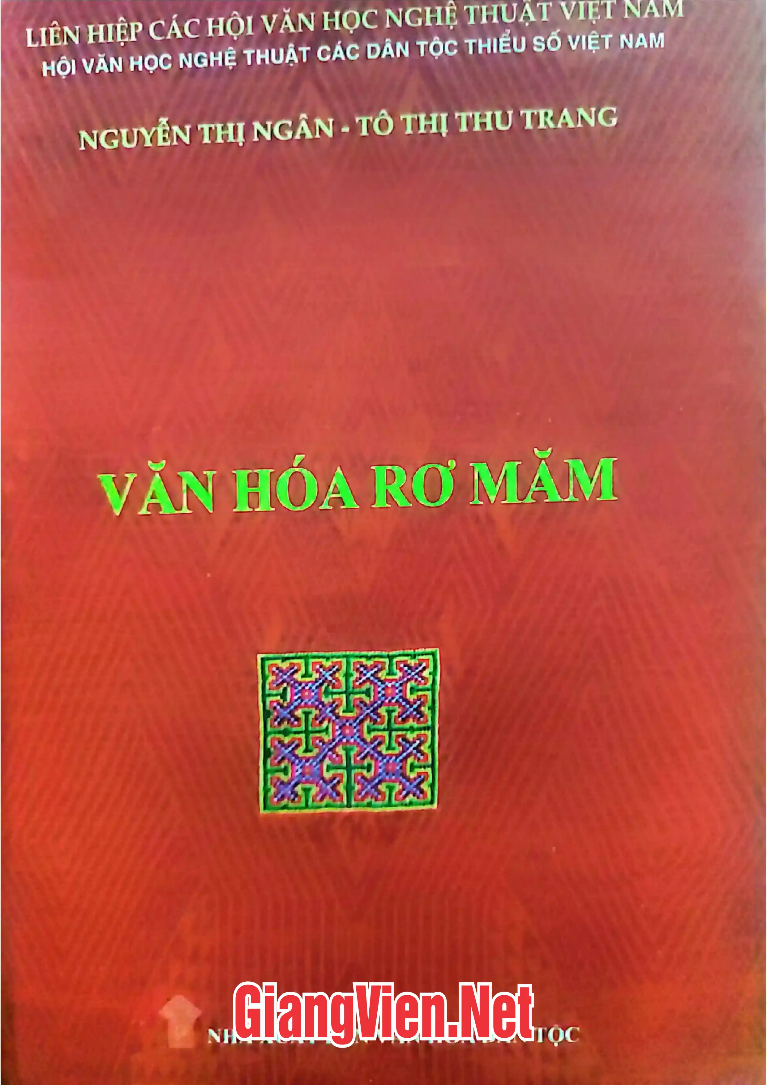 Ảnh bìa của Văn hóa Rơ Măm