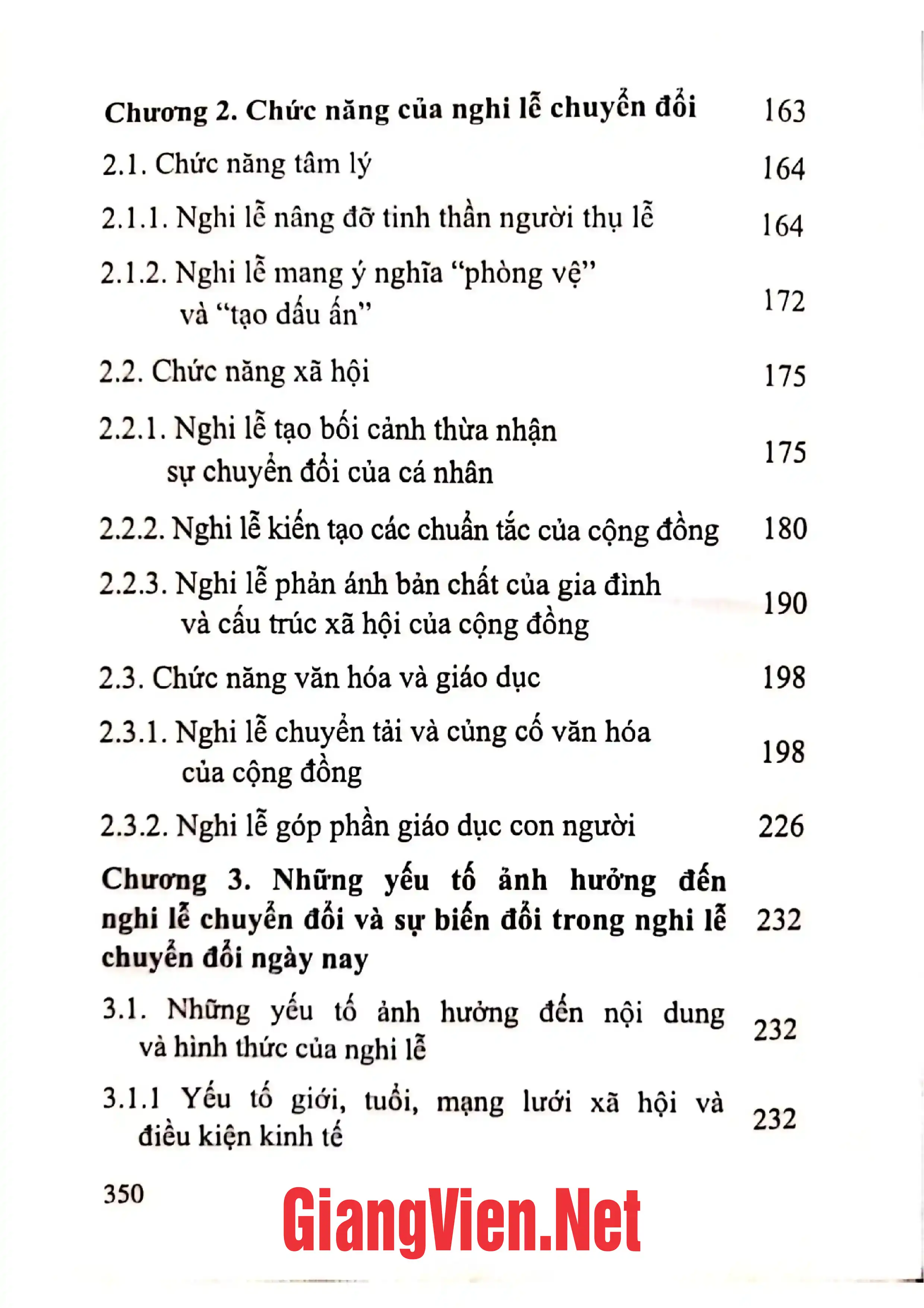 Mục lục chi tiết trang 1 sách Nghi lễ chuyển đổi của người Hoa Quảng Đông ở thành phố Hồ Chí Minh ngày nay