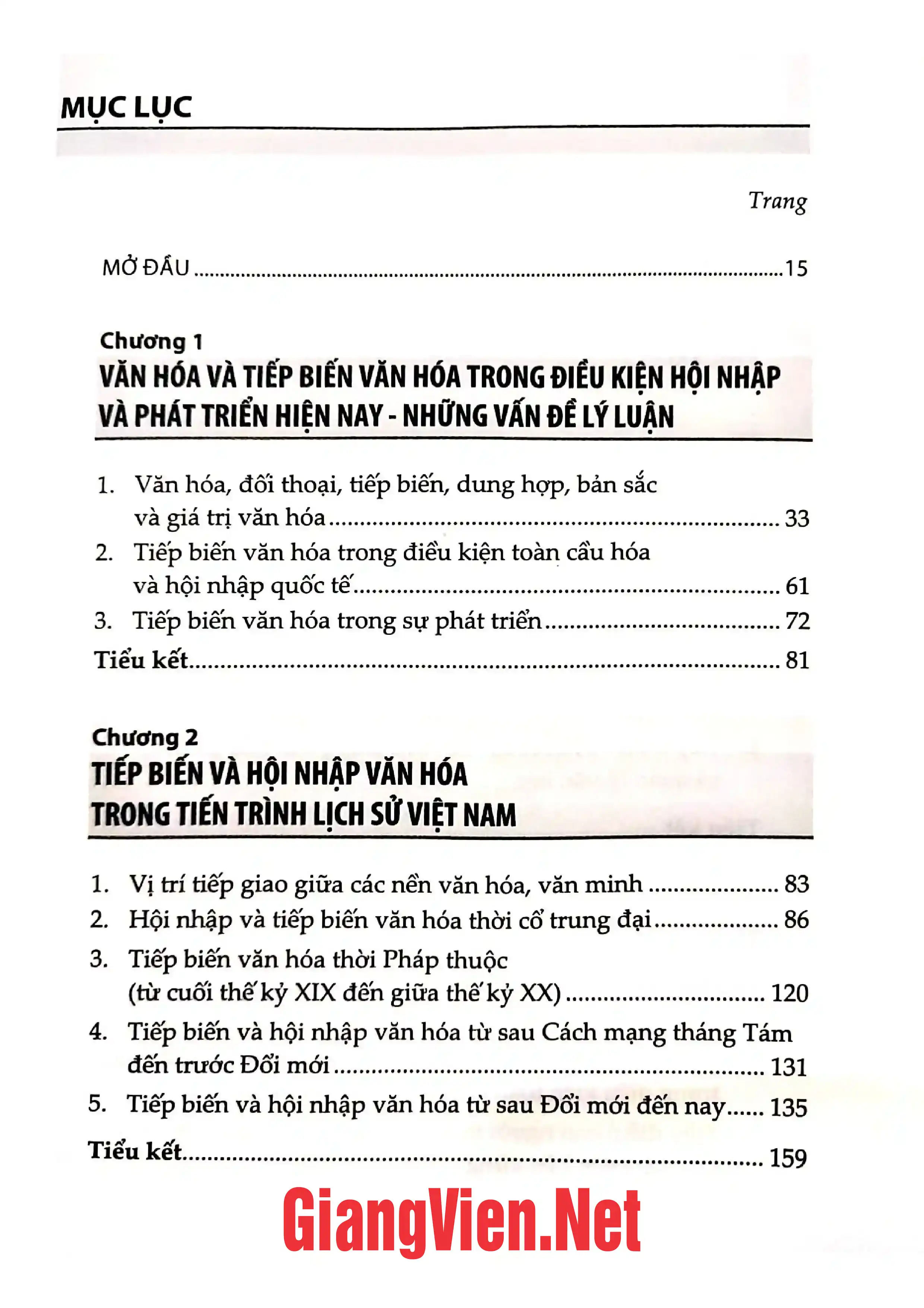 Trang bìa chính thức sách Tiếp biến và Hội nhập văn hóa ở Việt Nam