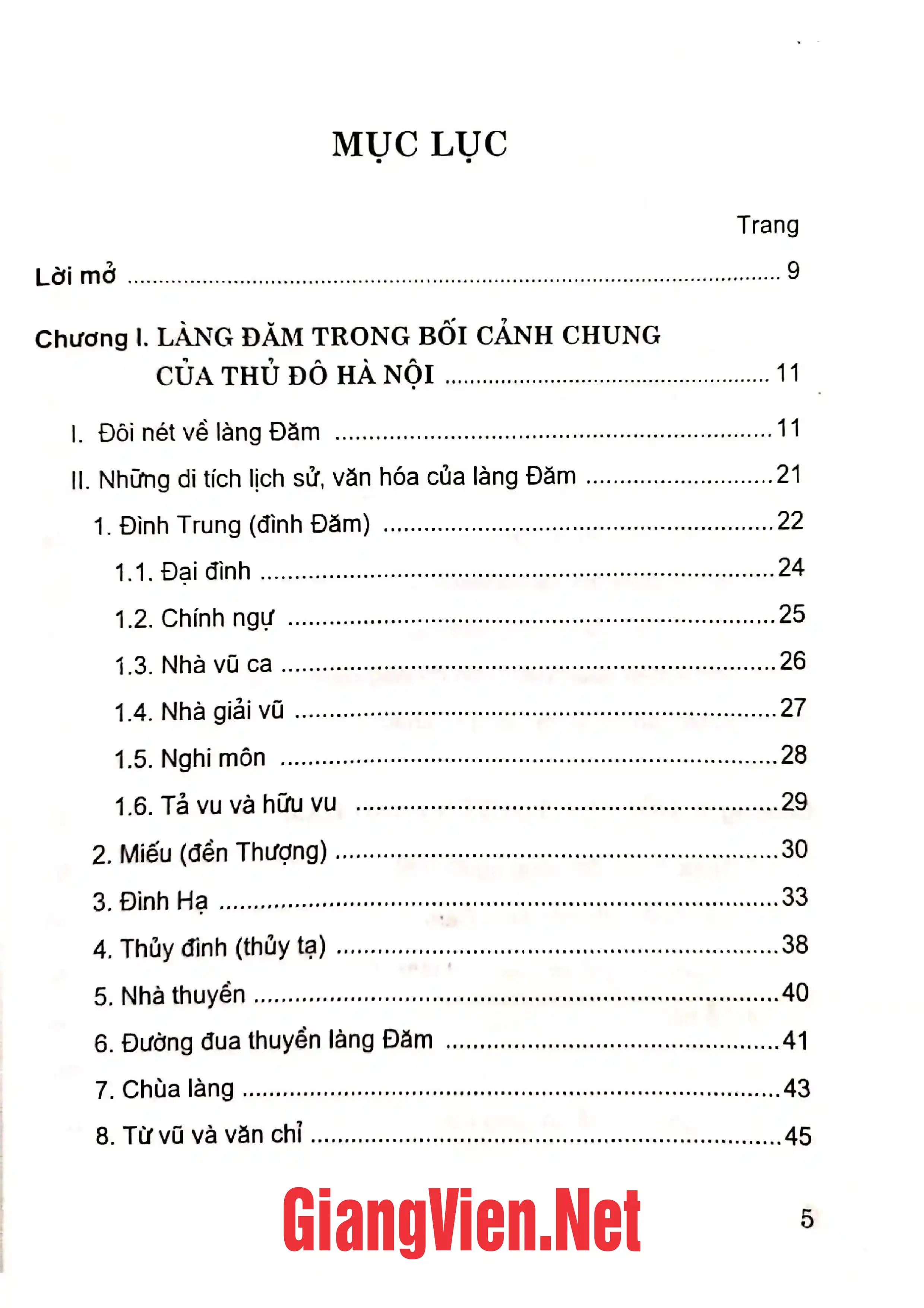 Trang bìa chính thức sách Những sinh hoạt văn hóa dân gian của một làng ven đô làng Đăm.