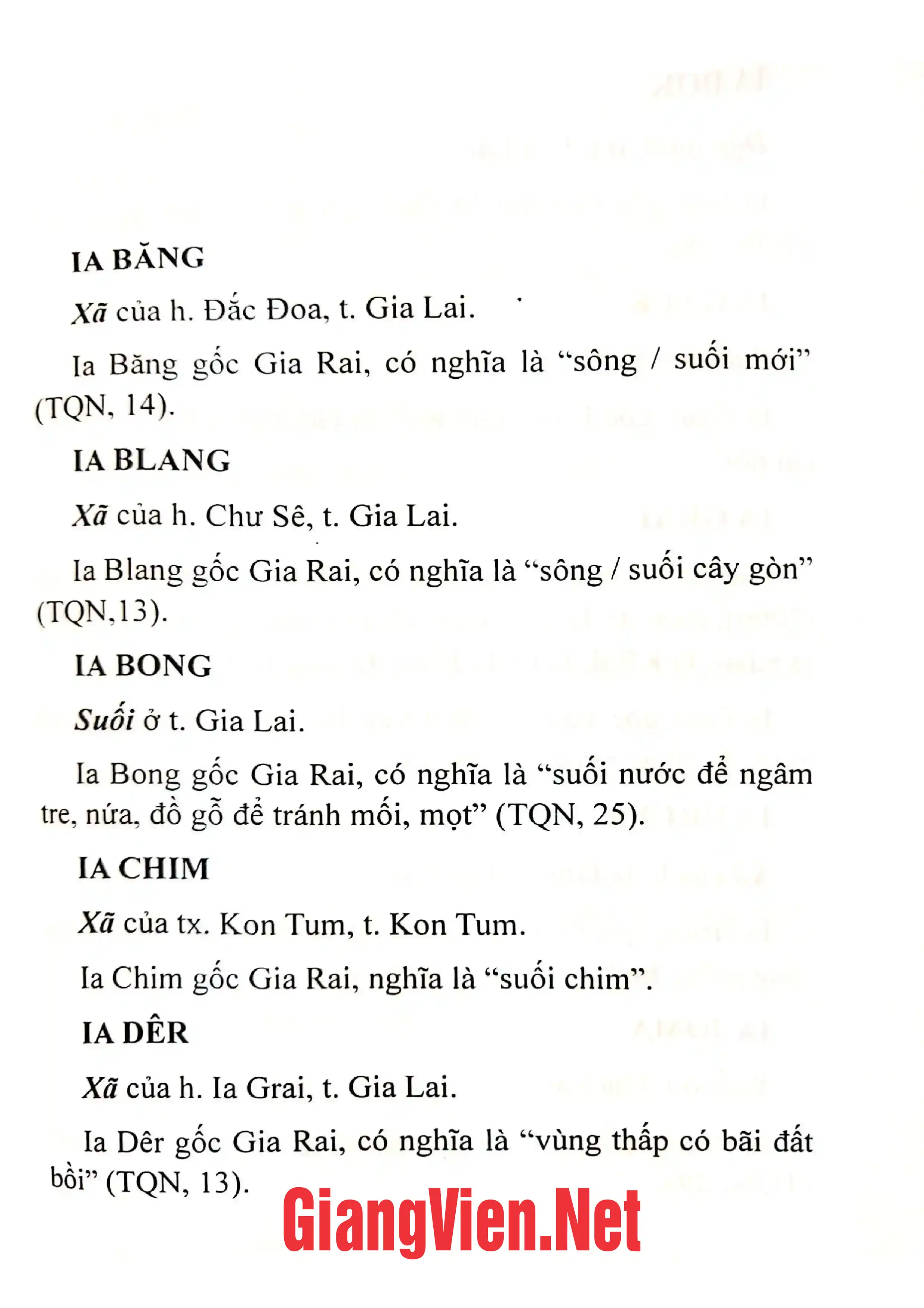 Ảnh minh họa nội dung cuốn sách: Từ điển từ nguyên địa danh Việt Nam Quyển 2