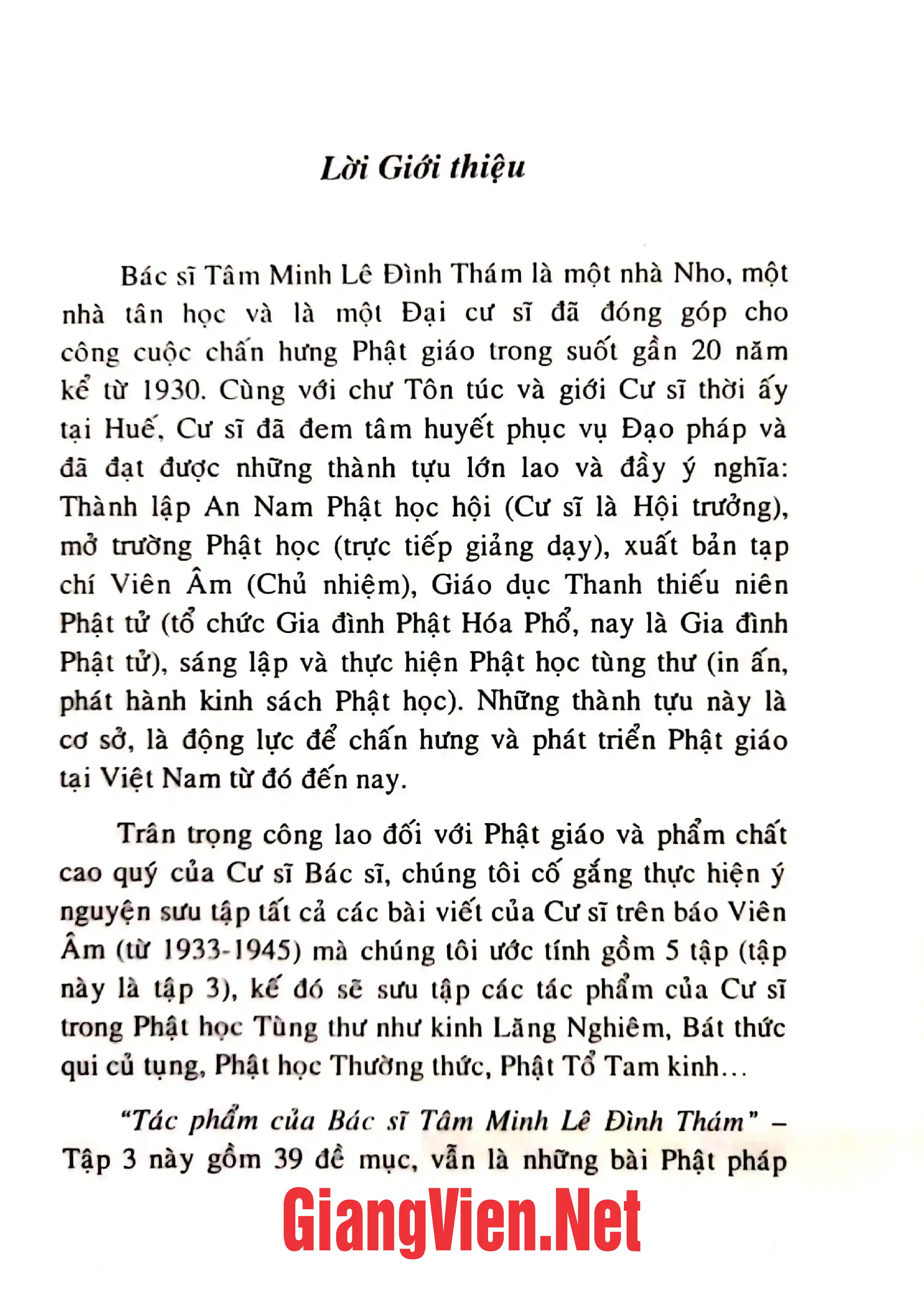 Trang bìa chính thức sách Tác phẩm của bác sĩ Tâm minh Lê Đình Thám Tập 3