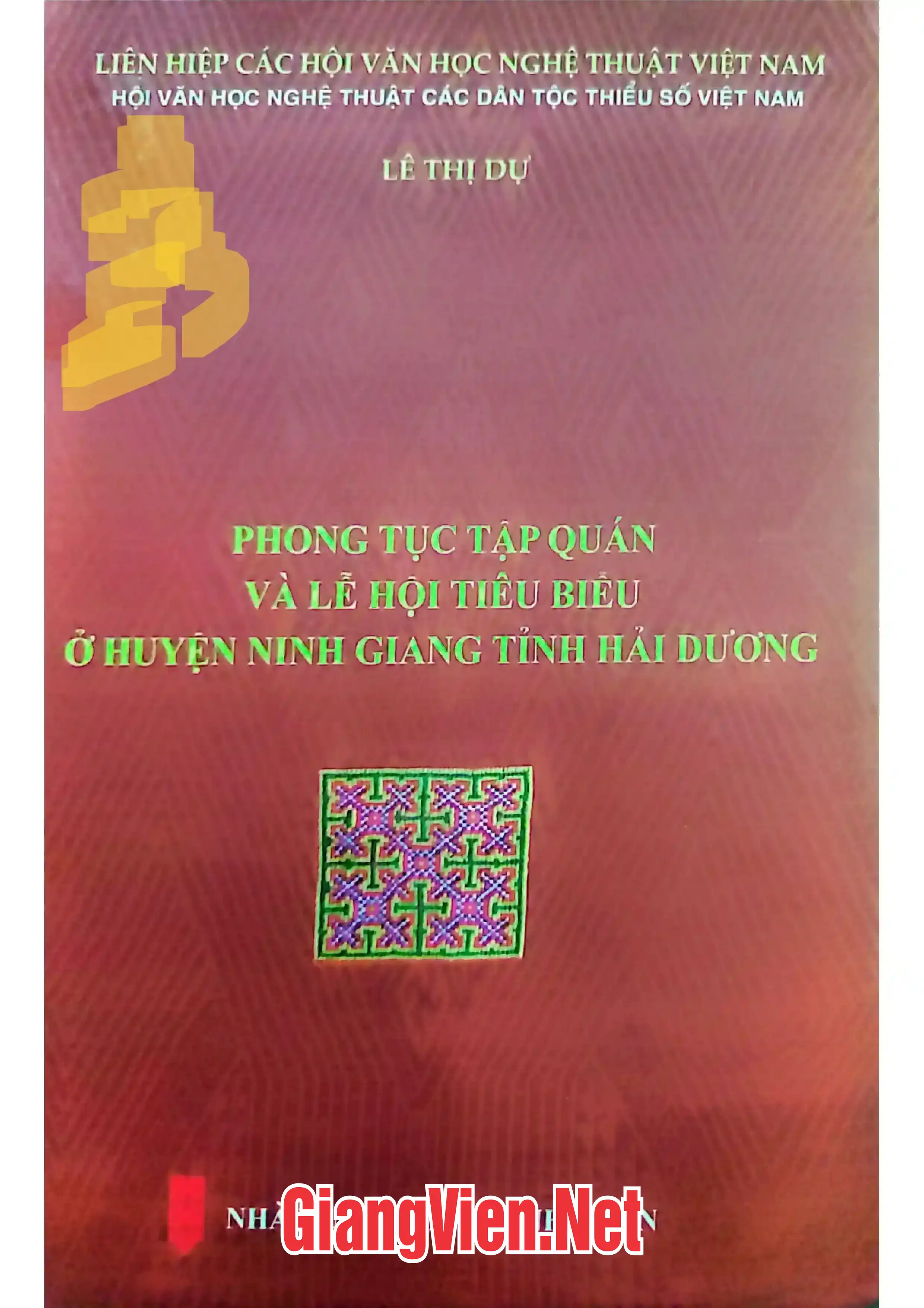 Ảnh bìa của Phong tục tập quán và lễ hội tiêu biểu ở huyện Ninh Giang tỉnh Hải Dương.