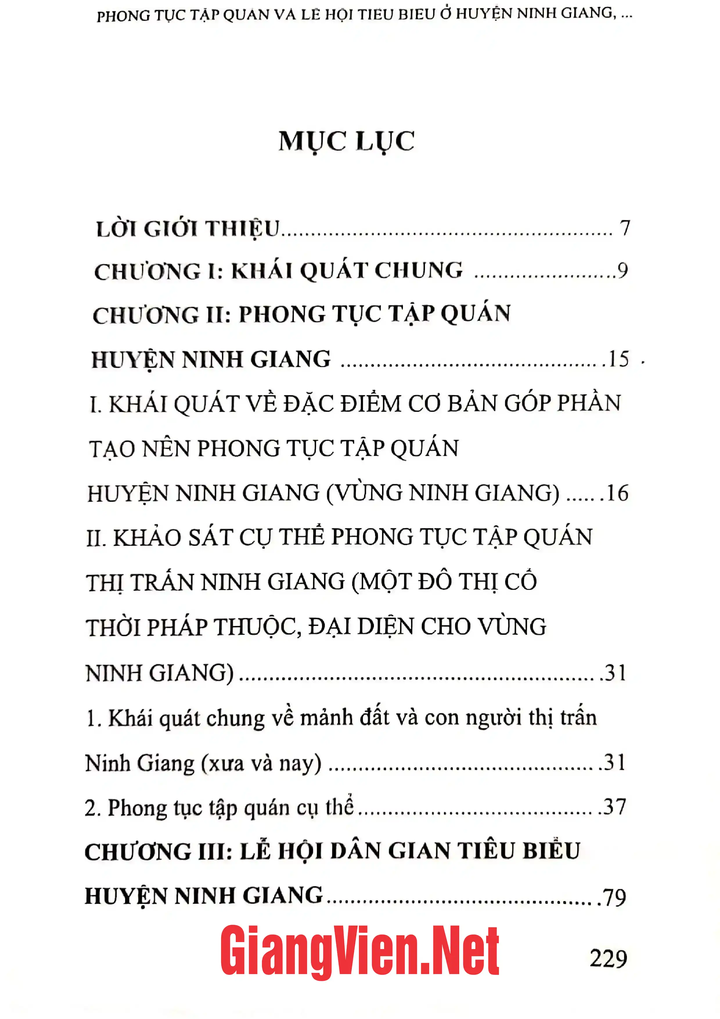 Trang bìa chính thức sách Phong tục tập quán và lễ hội tiêu biểu ở huyện Ninh Giang tỉnh Hải Dương.