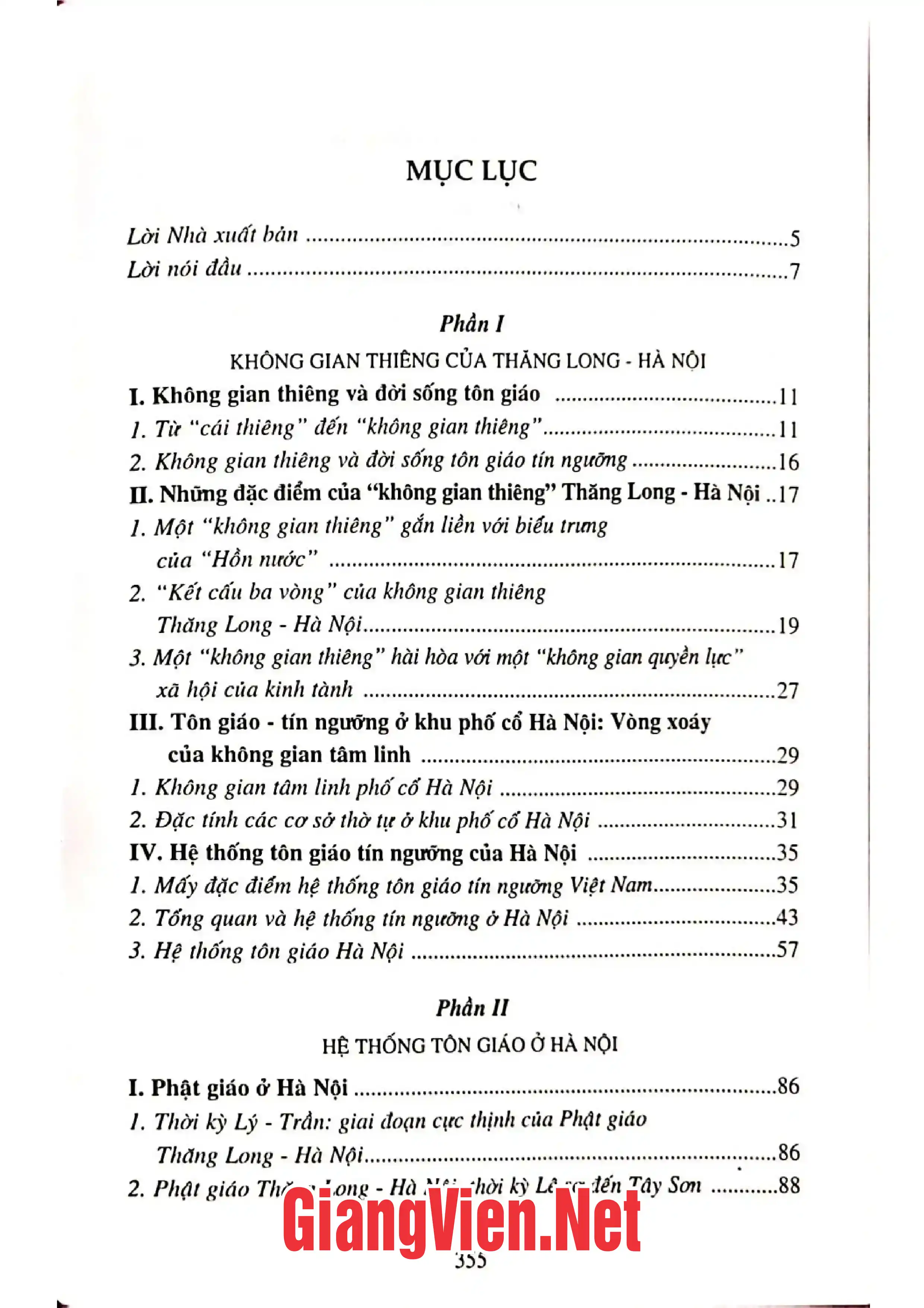 Ảnh minh họa nội dung cuốn sách: Đời sống tôn giáo tín ngưỡng Thăng Long - Hà Nội
