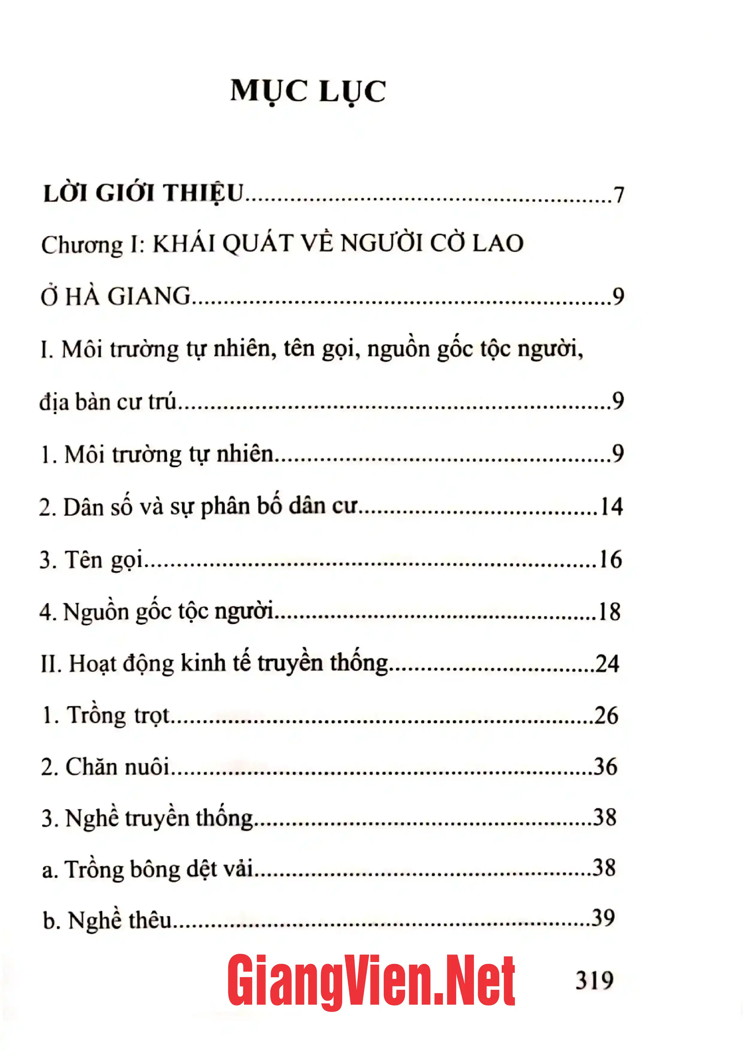 Trang bìa chính thức sách Văn hóa truyền thống của người Cờ Lao ở Hà Giang