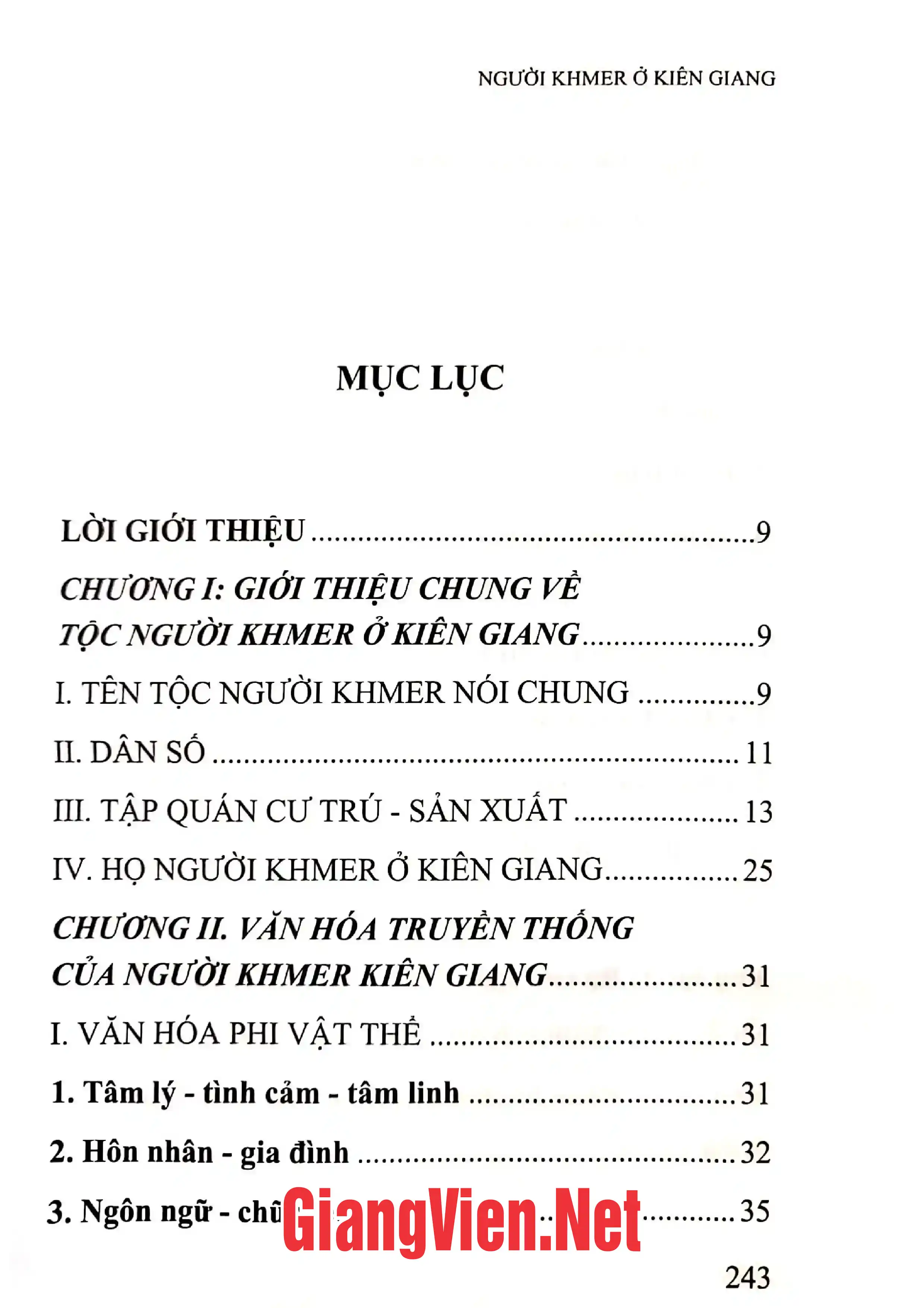 Trang bìa chính thức sách Người Khmer ở Kiên Giang
