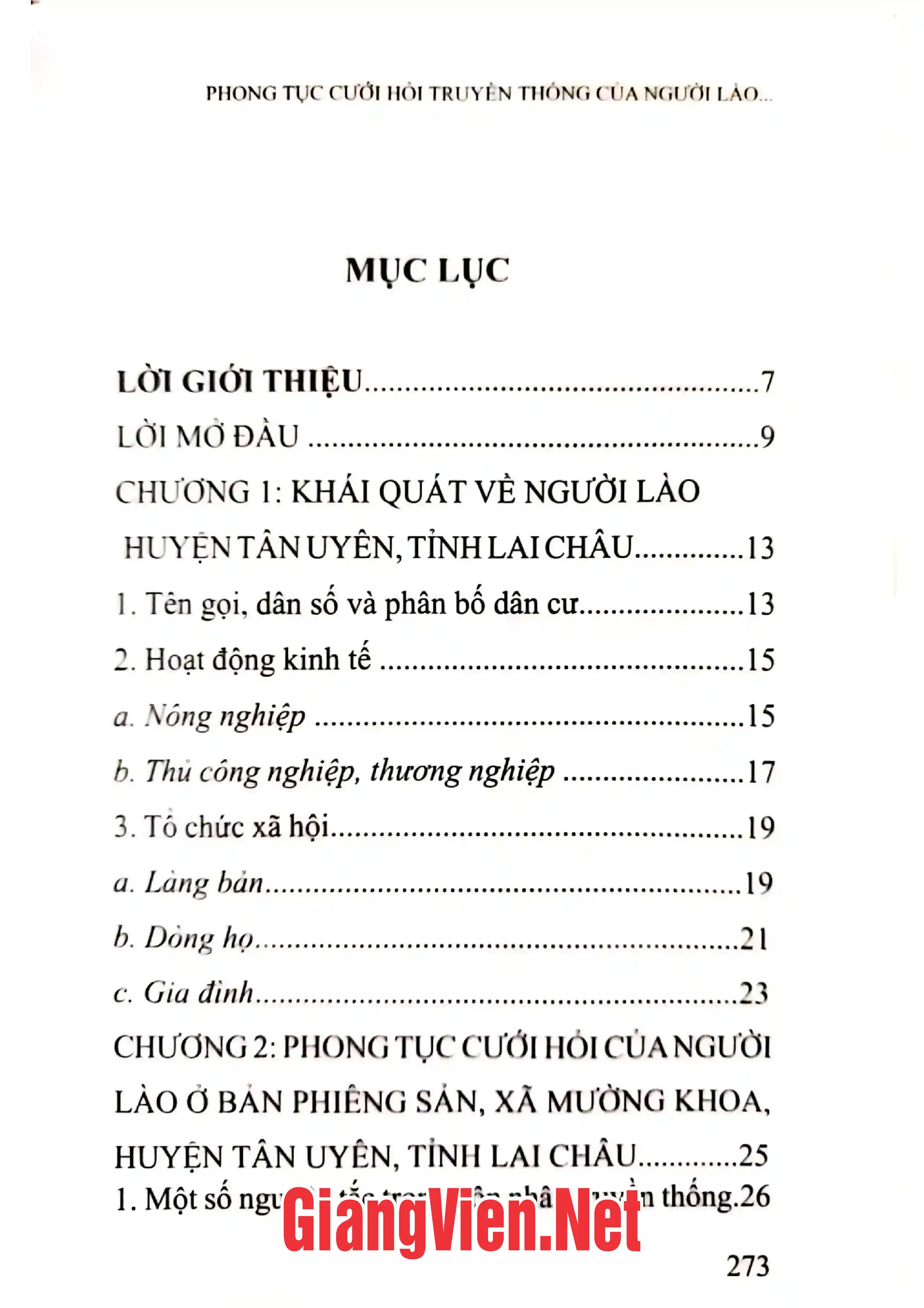 Trang bìa chính thức sách Phong tục cưới hỏi truyền thống của người Lào bản Phiêng Sản, xã Mường Khoa, huyện Tân Yên, tỉnh Lai Châu
