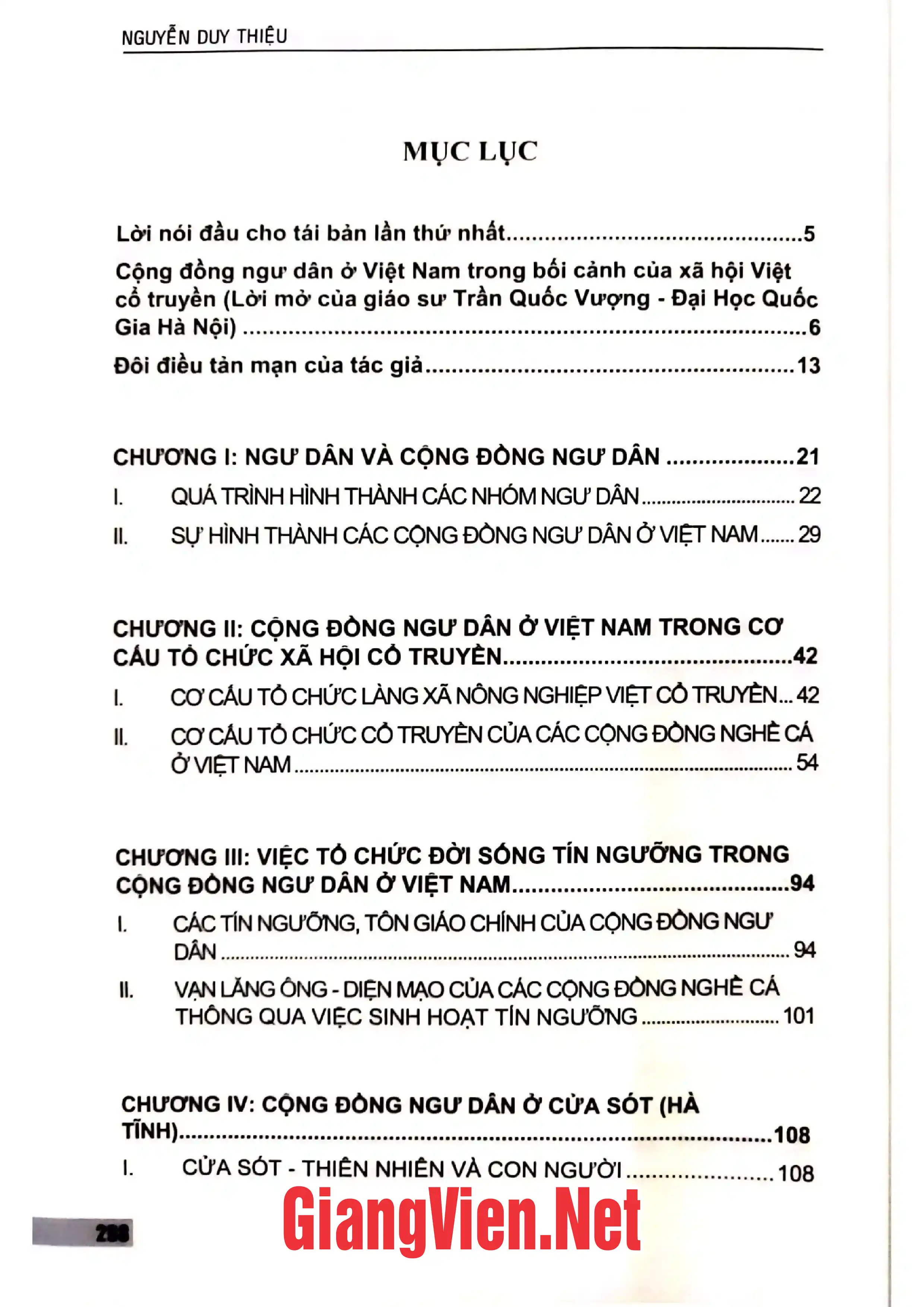 Trang bìa chính thức sách Cộng đồng ngư dân ở Việt Nam