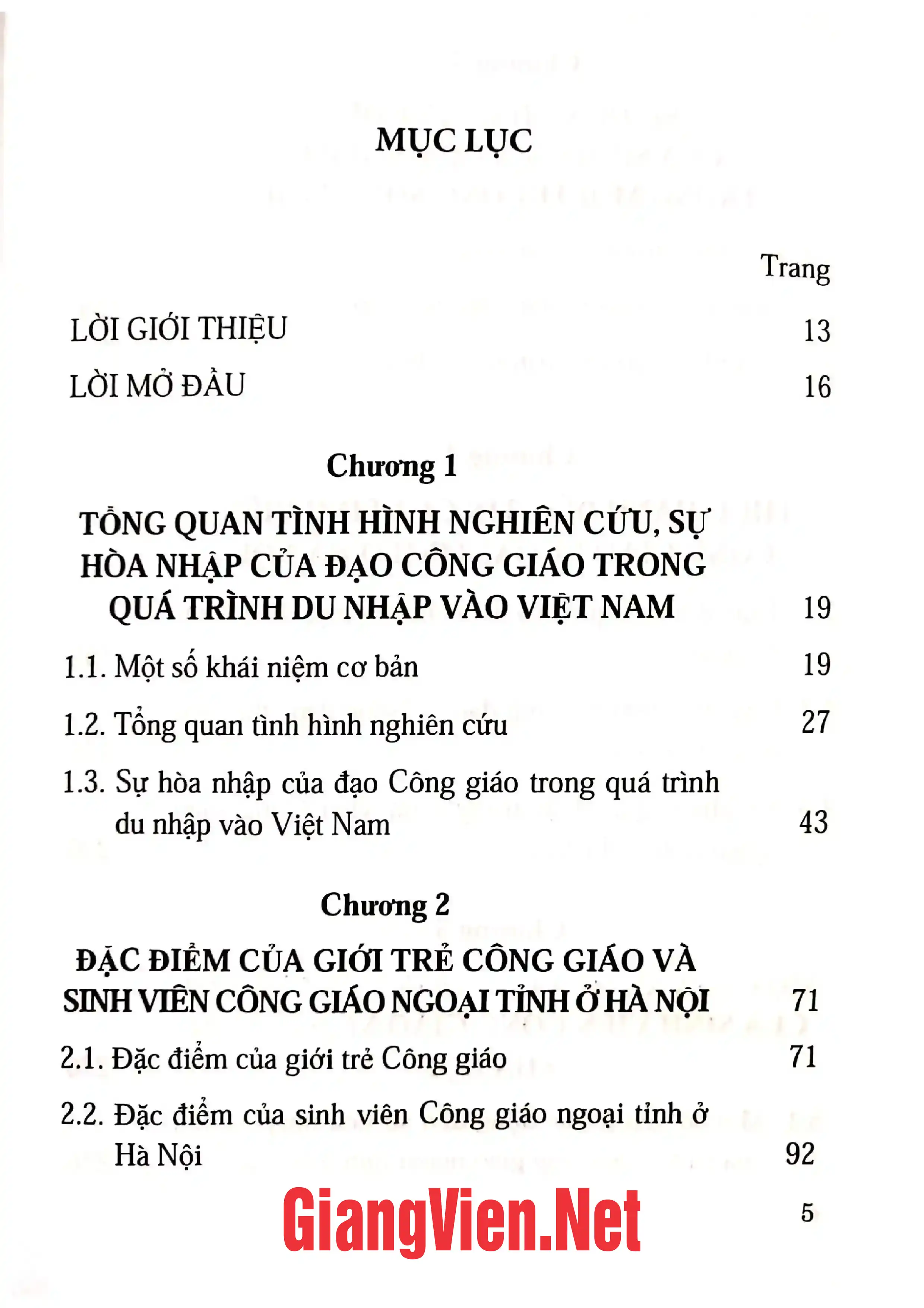 Trang bìa chính thức sách Sinh viên Công giáo ngoại tỉnh ở Hà Nội