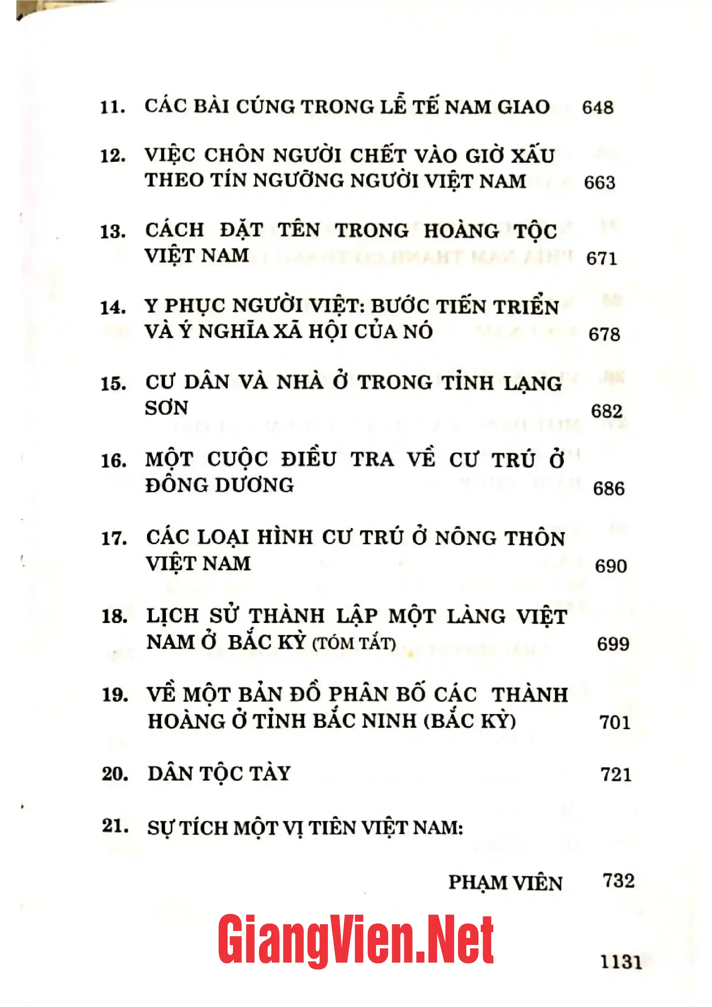 Ảnh minh họa nội dung cuốn sách: Tác phẩm được tặng giải thưởng Hồ Chí Minh, tập 1 Góp phần nghiên cứu văn hoá Việt Nam