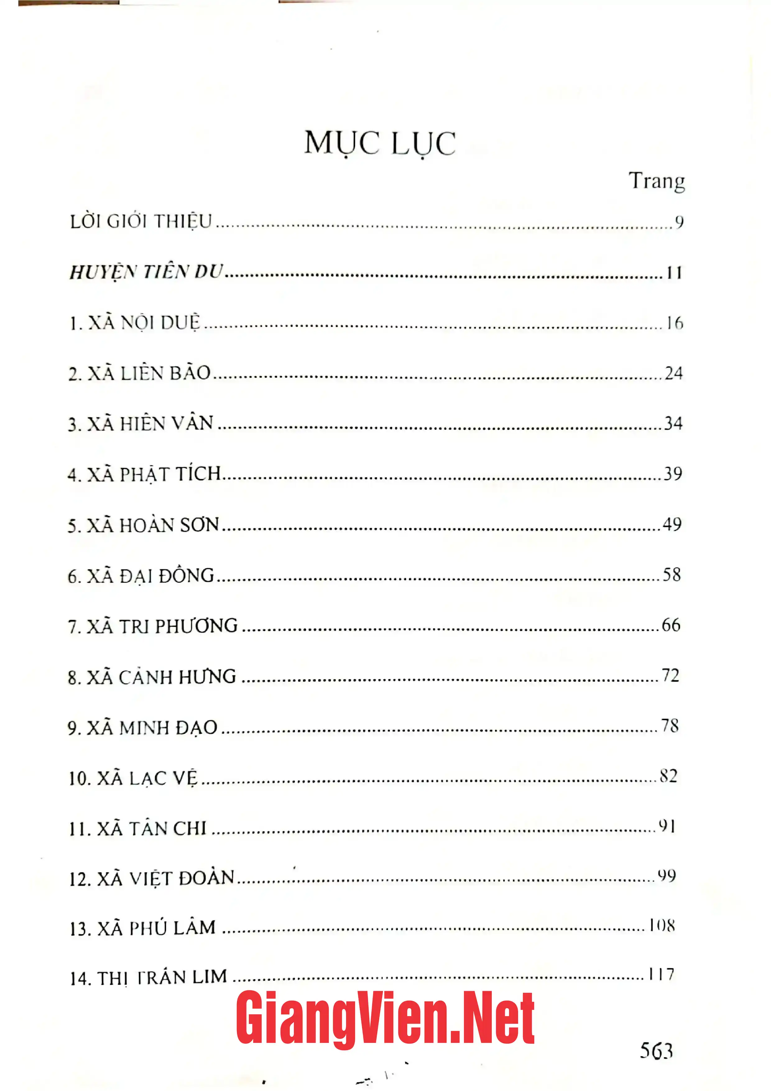 Trang bìa chính thức sách Làng xã tỉnh Bắc Ninh tập 2