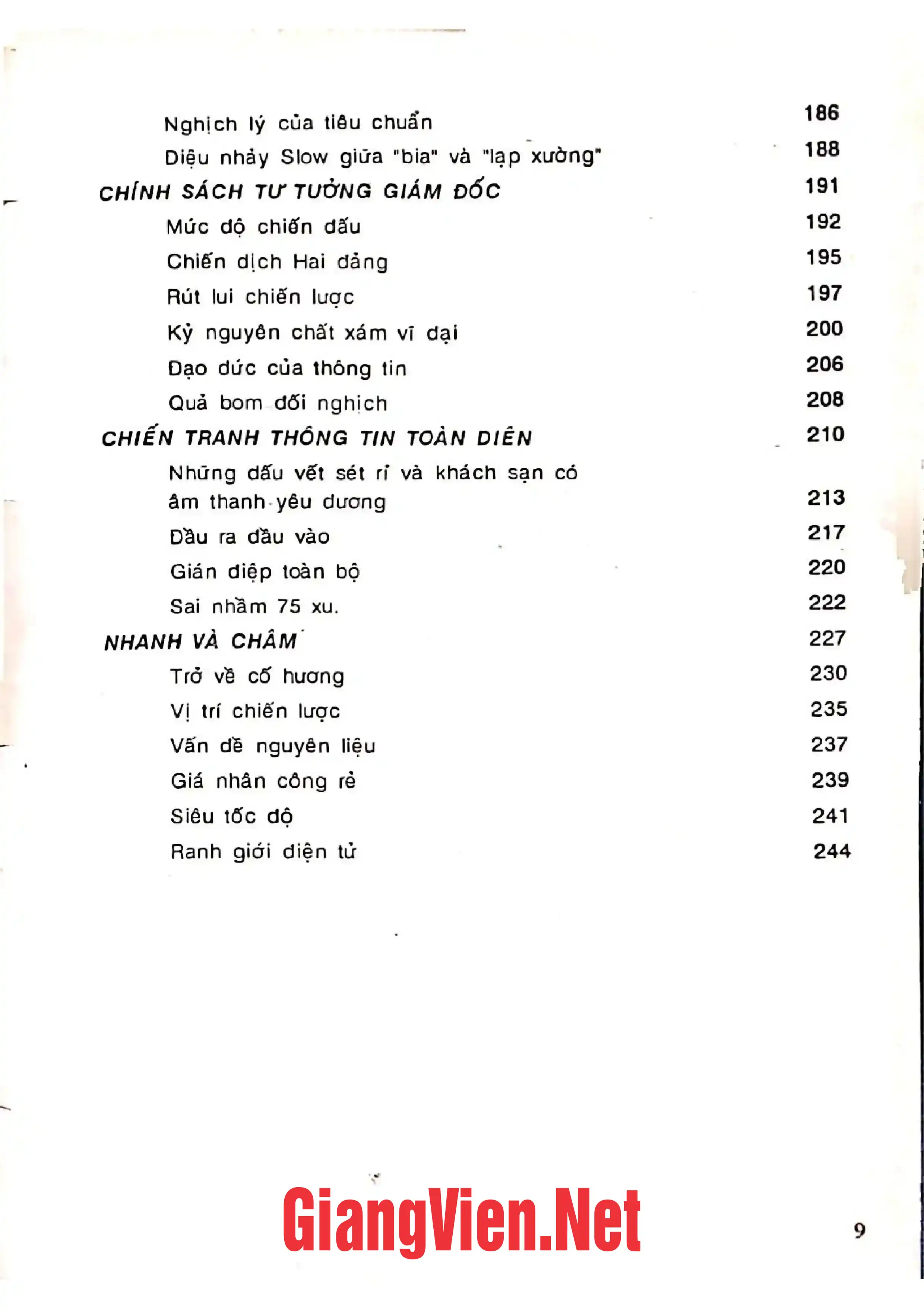 Nội dung trang phụ bản giới thiệu sách Thăng trầm quyền lực, Phần một