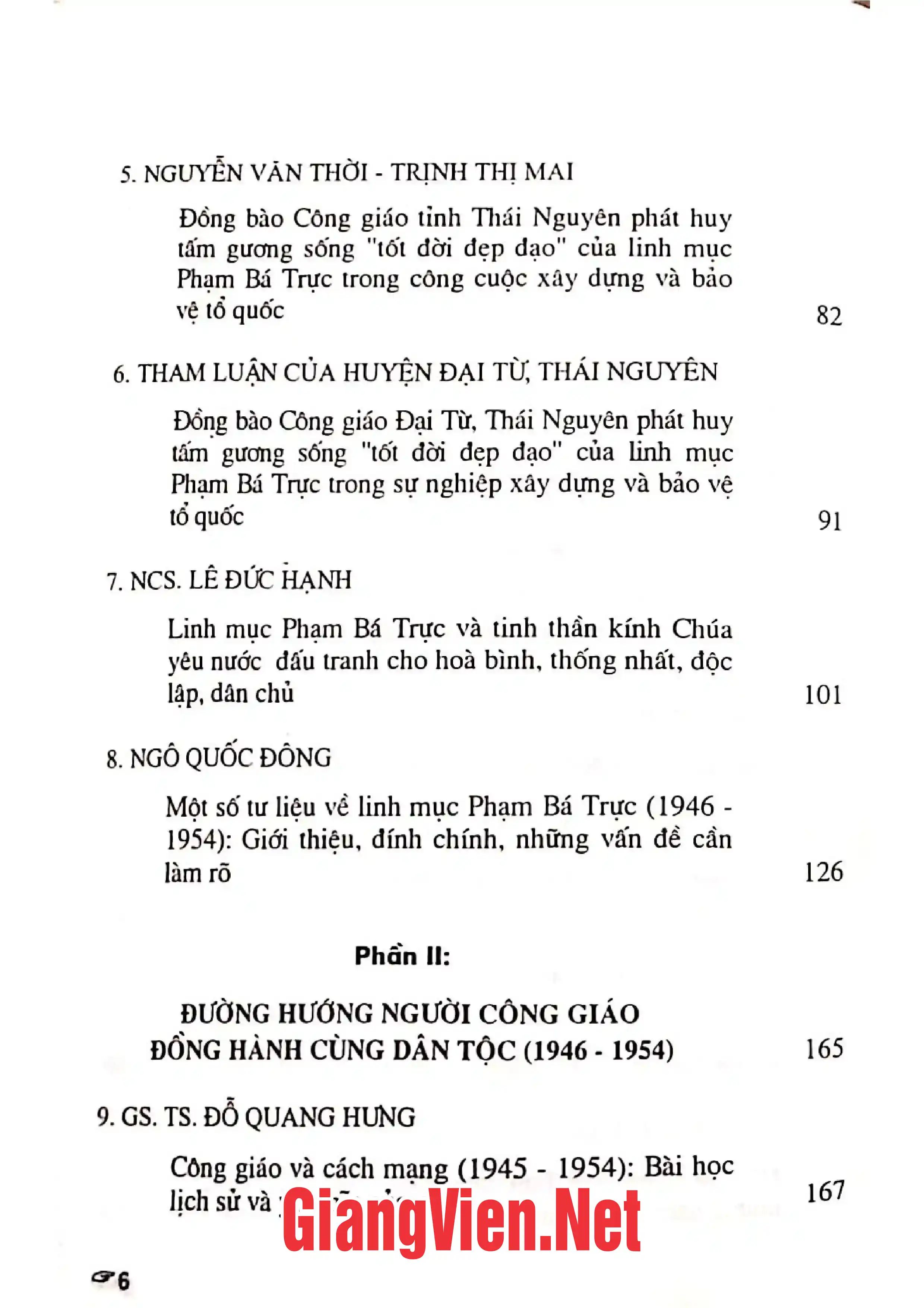 Ảnh minh họa nội dung cuốn sách: Linh mục Phạm Bá Trực và đường hướng Công giáo đồng hành cùng dân tộc trong thời kỳ chống thực dân Pháp 1946 - 1954