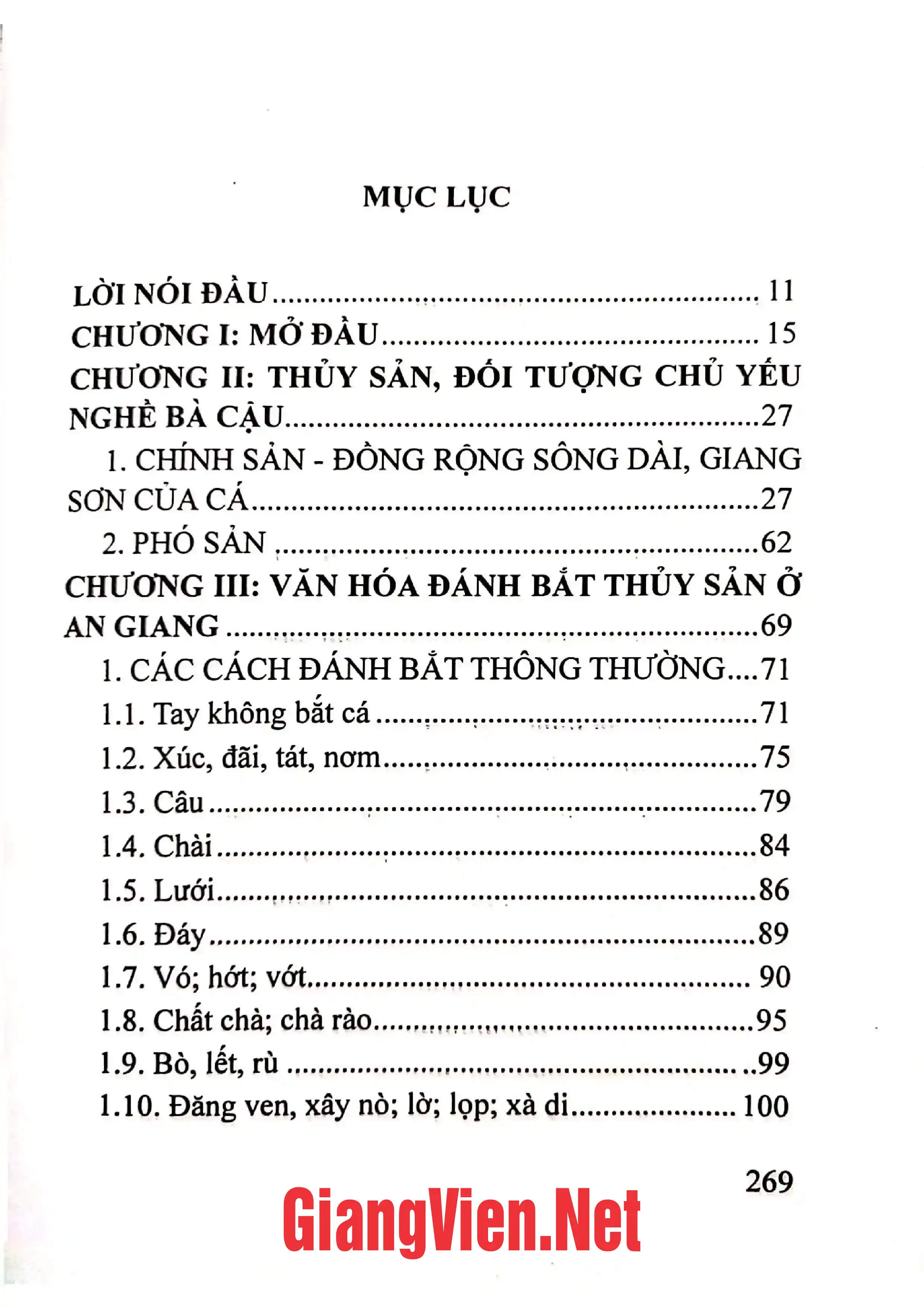 Trang bìa chính thức sách Nghề Bà Cậu văn hóa đánh bắt ở An Giang