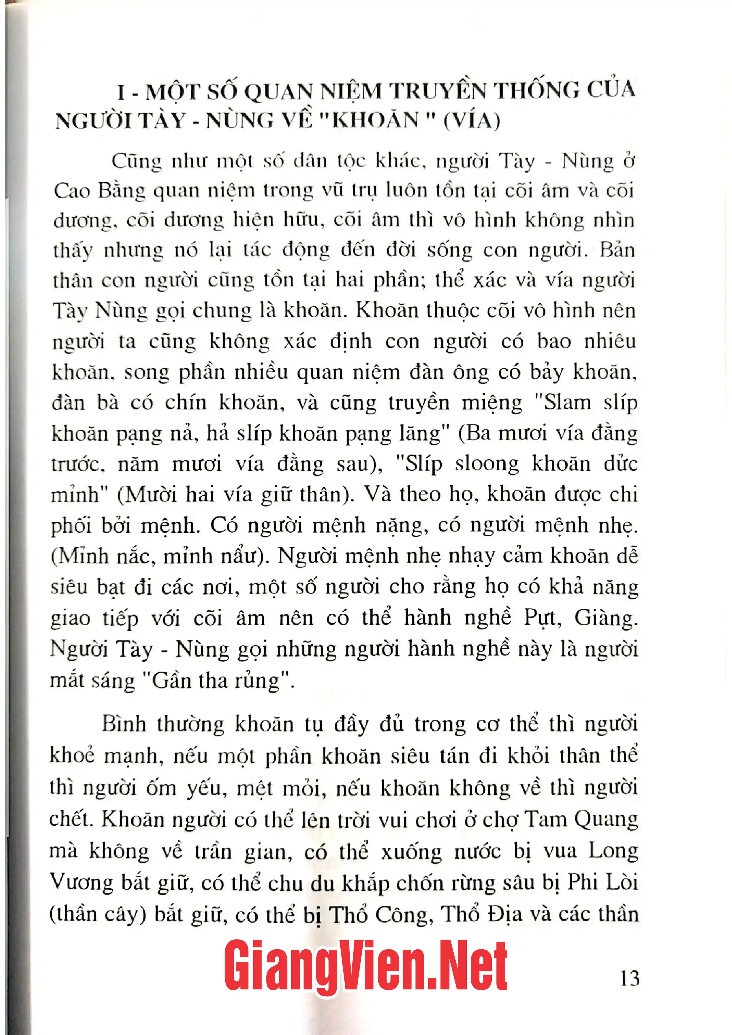 Mục lục chi tiết trang 3 sách Văn hóa dân gian người Tày - Nùng Cao Bằng