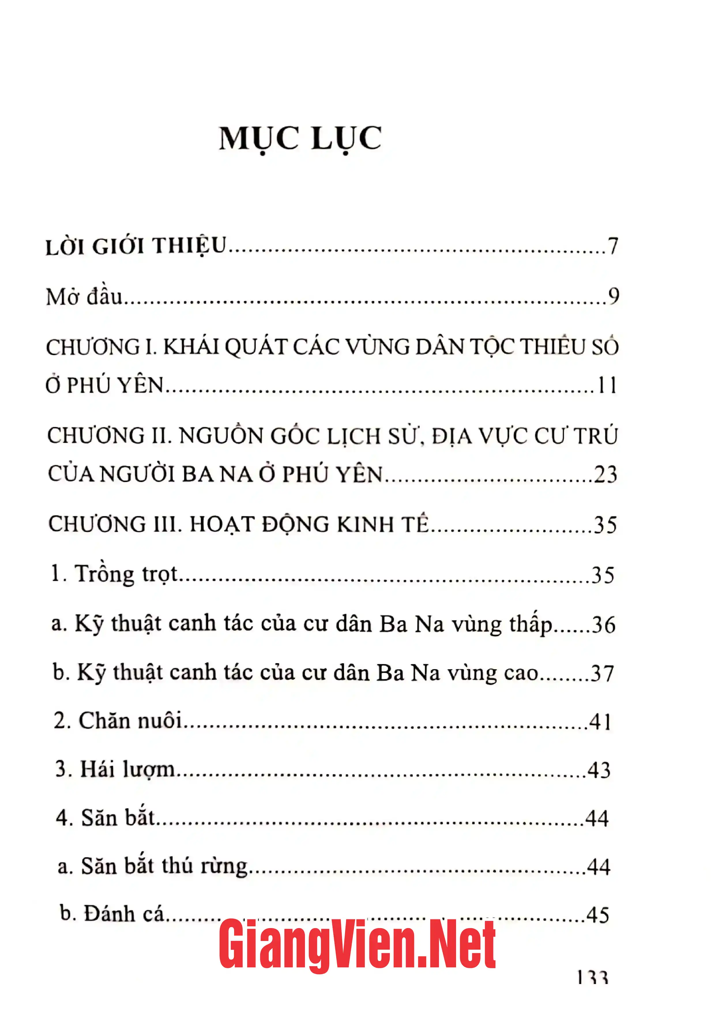 Trang bìa chính thức sách Người Ba Na ở Phú Yên