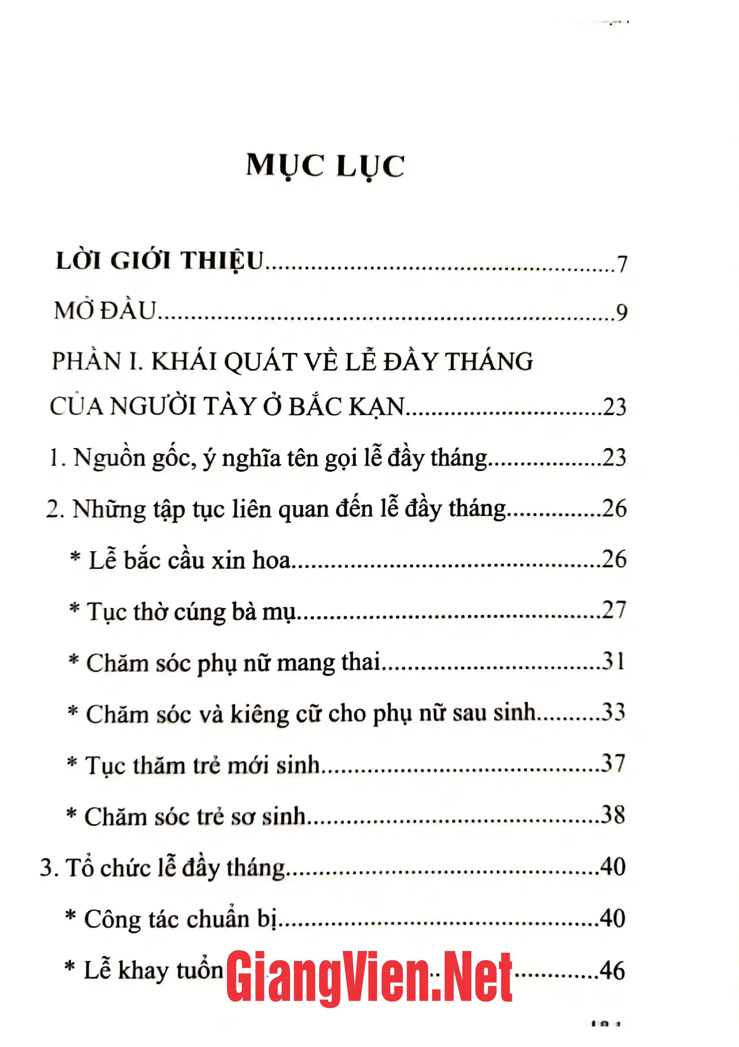 Ảnh minh họa nội dung cuốn sách: Lễ đầy tháng của người Tày ở Bắc Kạn