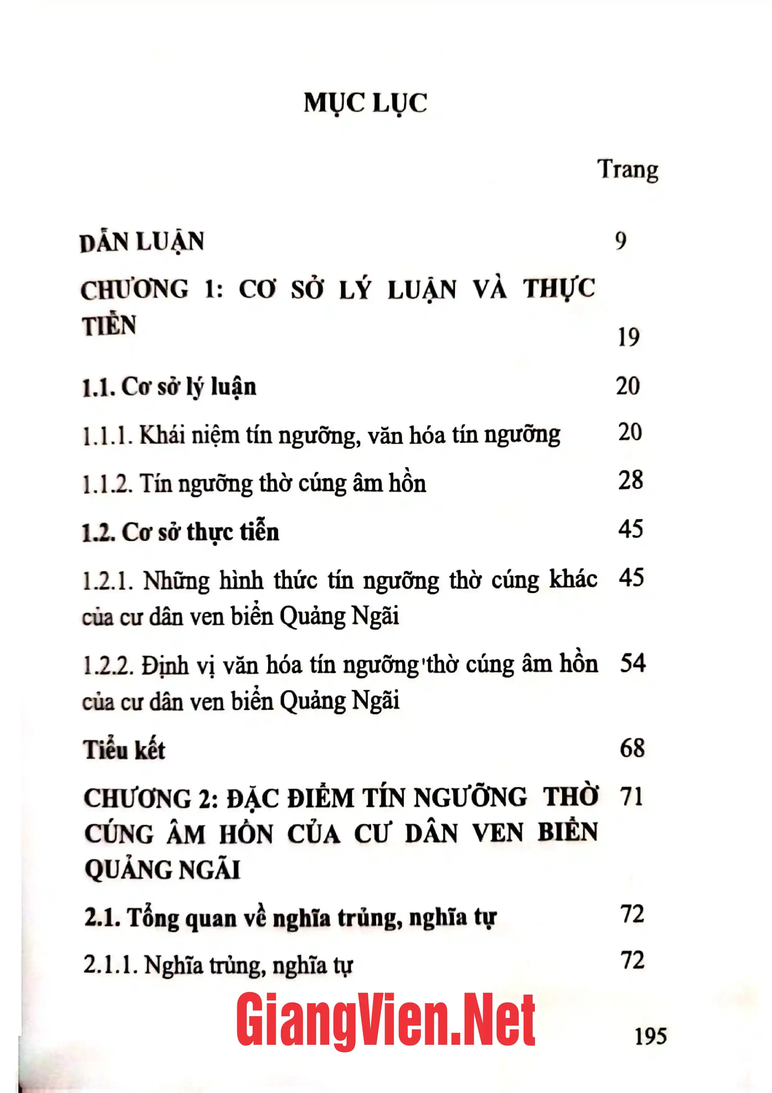 Trang bìa chính thức sách Tín ngưỡng thờ cúng âm hồn của cư dân ven biển Quang Ngãi dưới góc nhìn văn hóa