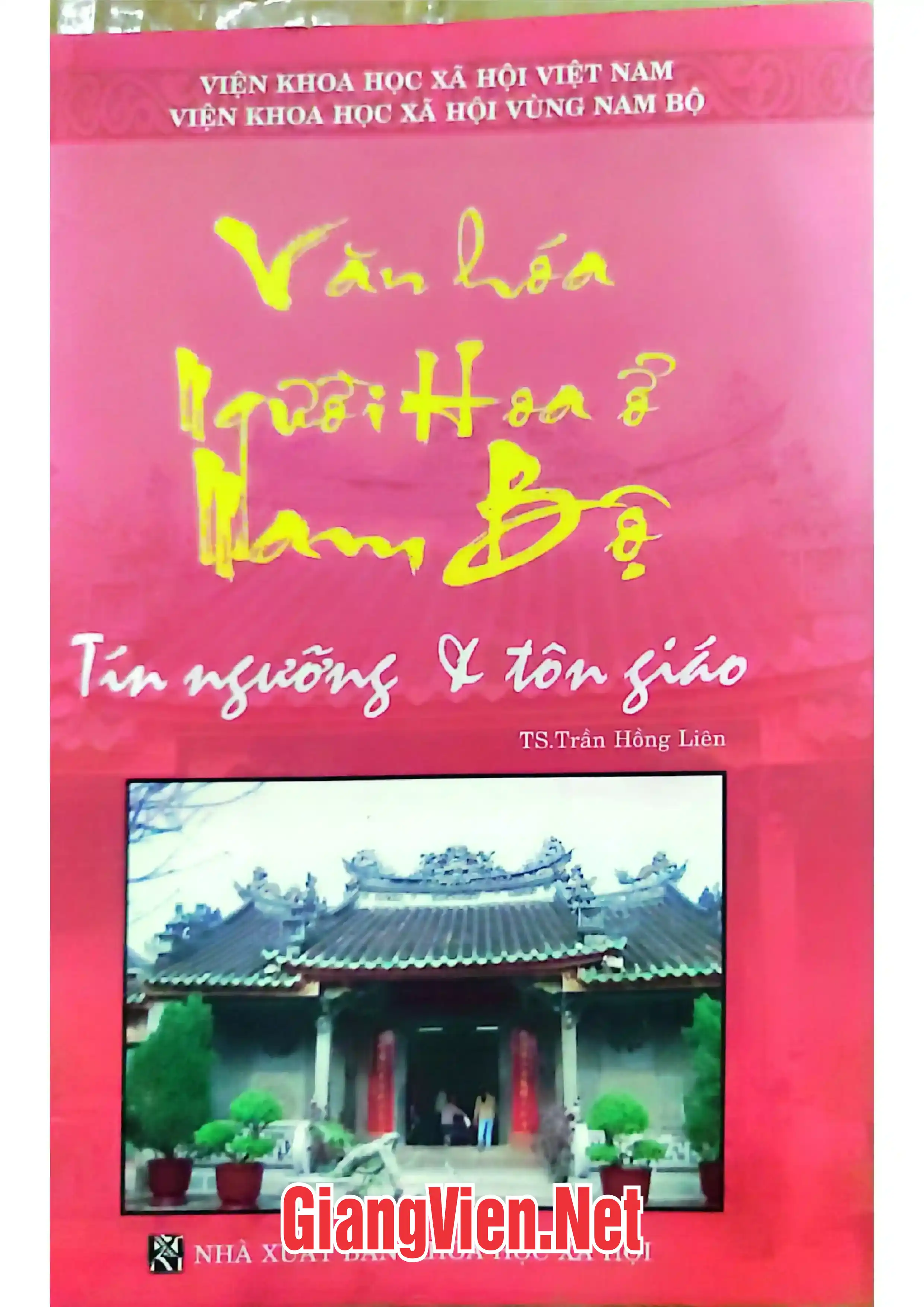 Ảnh bìa của Văn hóa người Hoa ở Nam Bộ: tín ngưỡng -tôn giáo