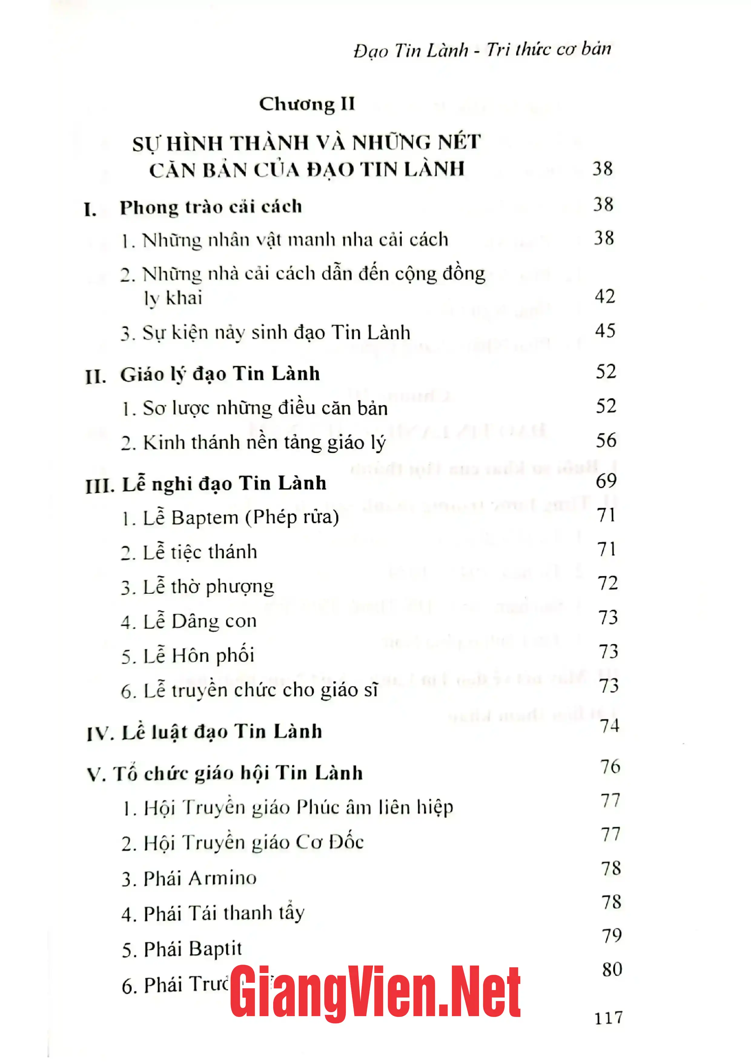 Ảnh minh họa nội dung cuốn sách: Đạo Tin Lành - Tri thức cơ bản
