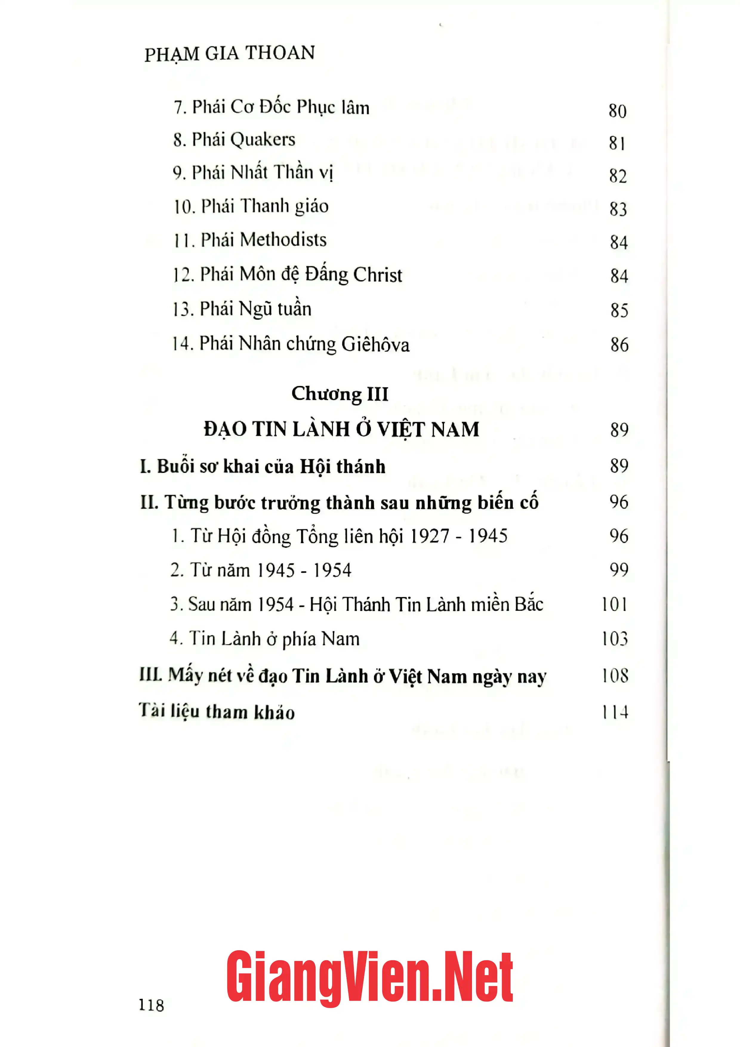 Ảnh minh họa nội dung cuốn sách: Đạo Tin Lành - Tri thức cơ bản