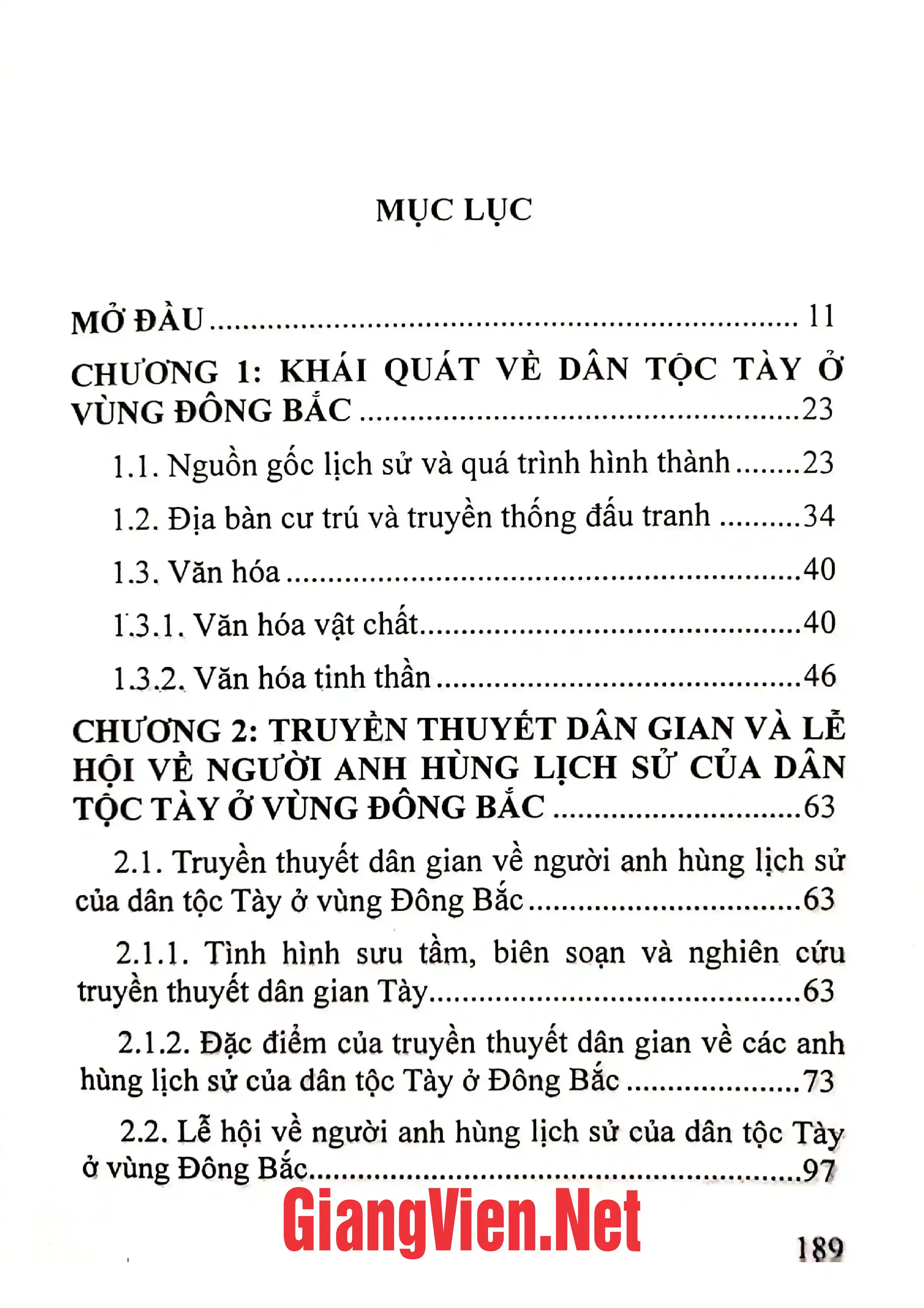 Trang bìa chính thức sách Mối quan hệ giữa truyền thuyết và lễ hội về người anh hùng lịch sử của dân tộc Tày ở vùng Đông Bắc