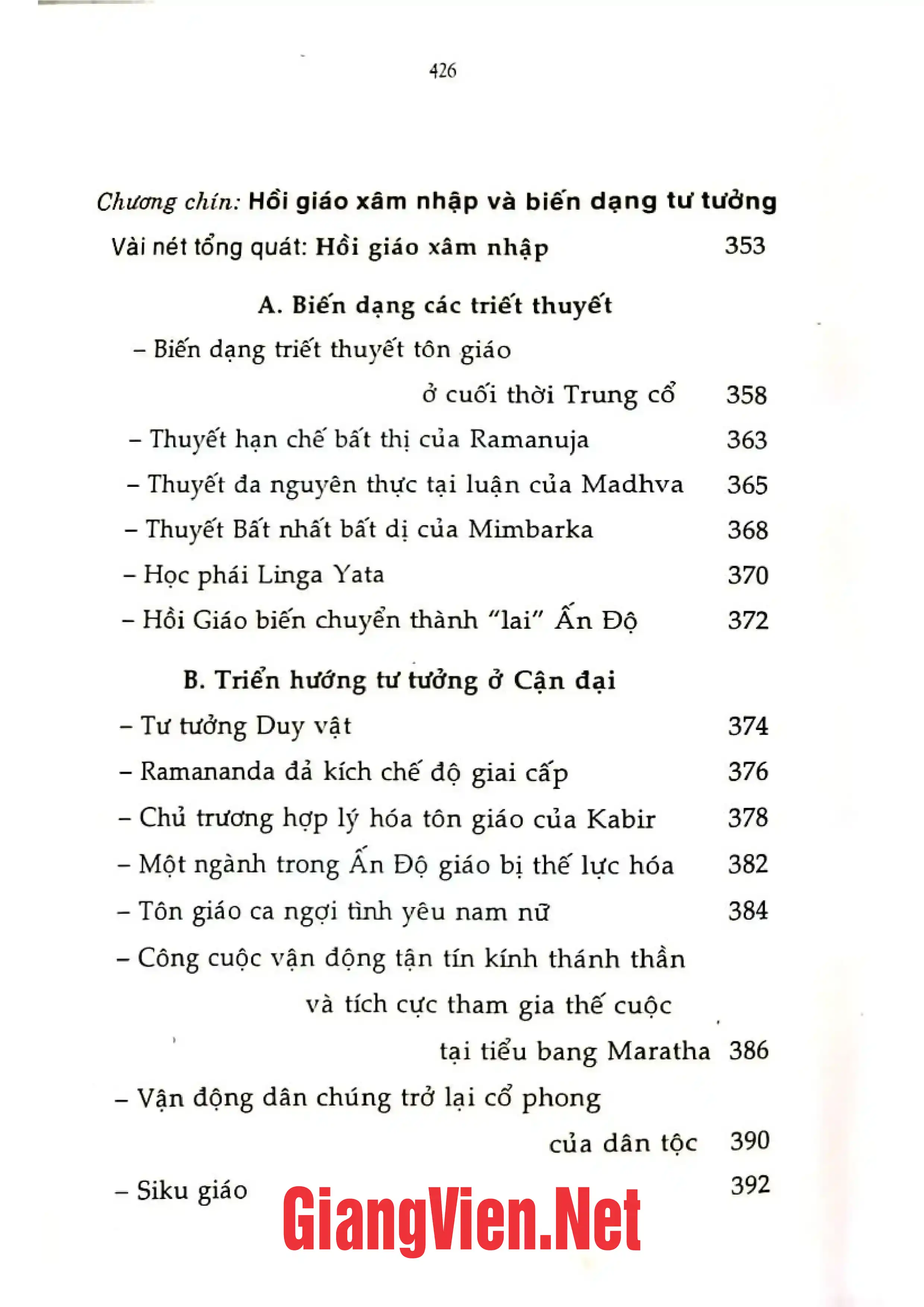 Ảnh minh họa nội dung cuốn sách: Lịch sử triết học ấn Độ