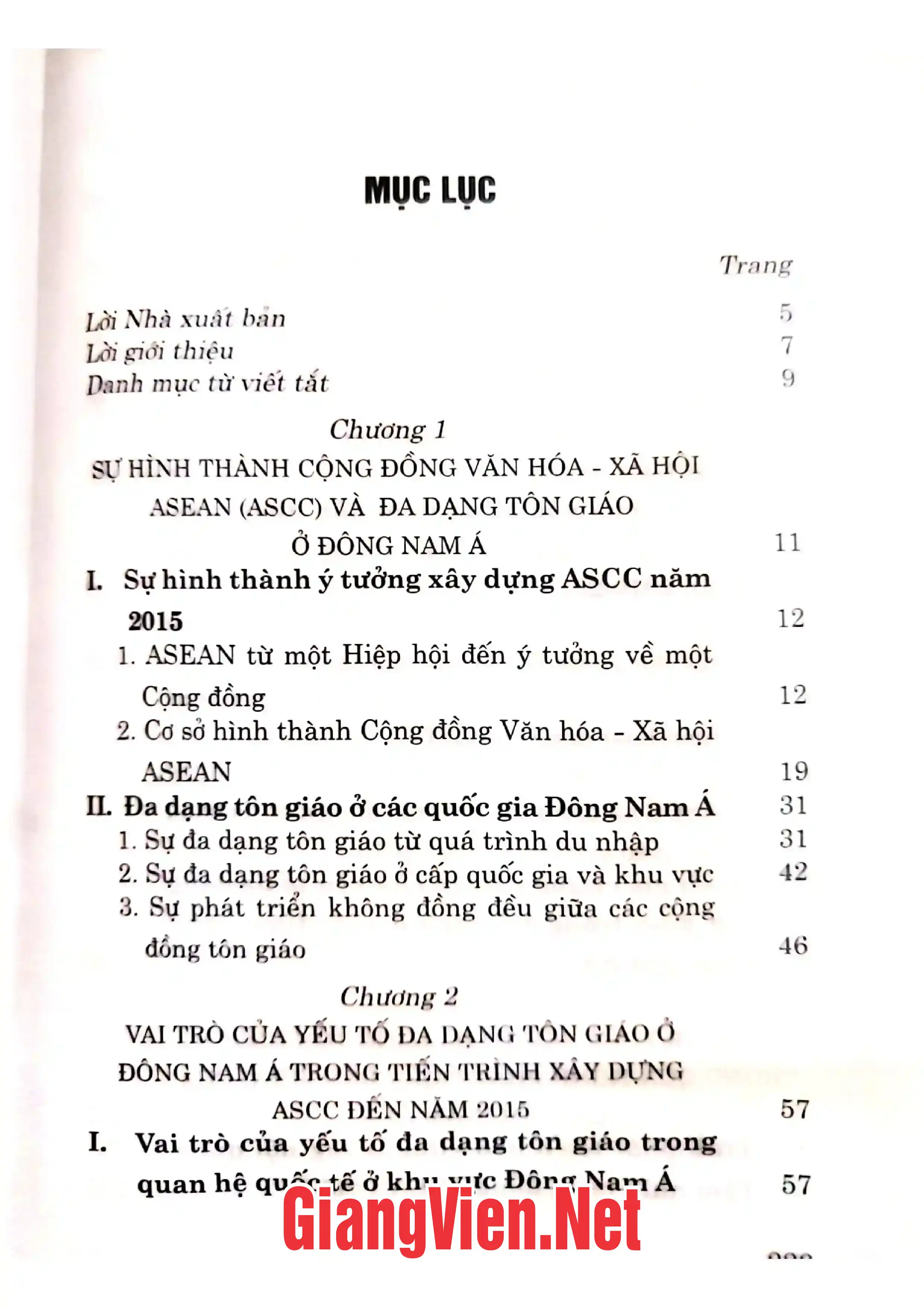 Ảnh minh họa nội dung cuốn sách: Da dạng tôn giáo với tiến hành xây dựng cộng đồng văn hóa - xã hội Asean ASCC