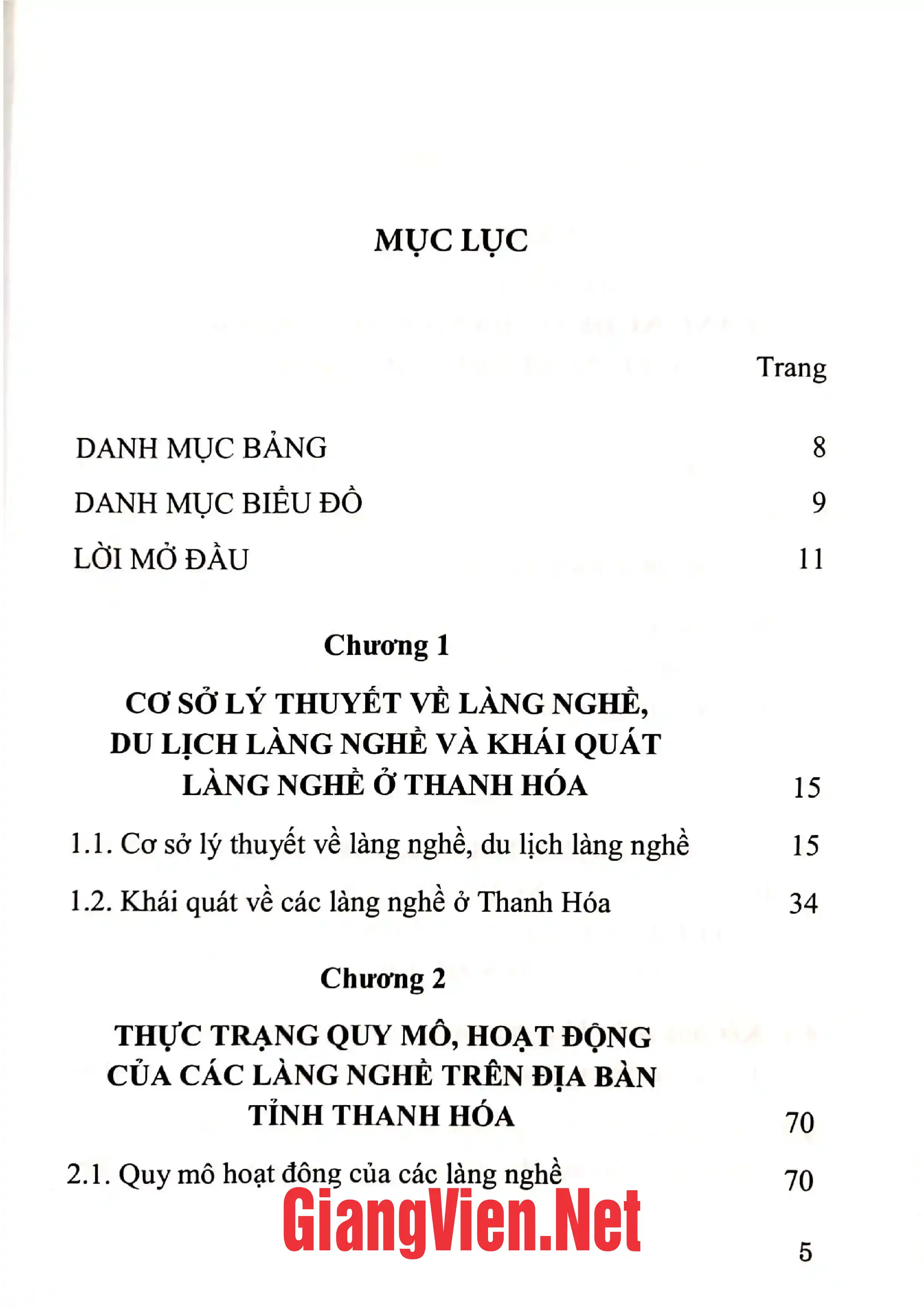 Trang bìa chính thức sách Di sản làng nghề xứ Thanh với phát triển du lịch