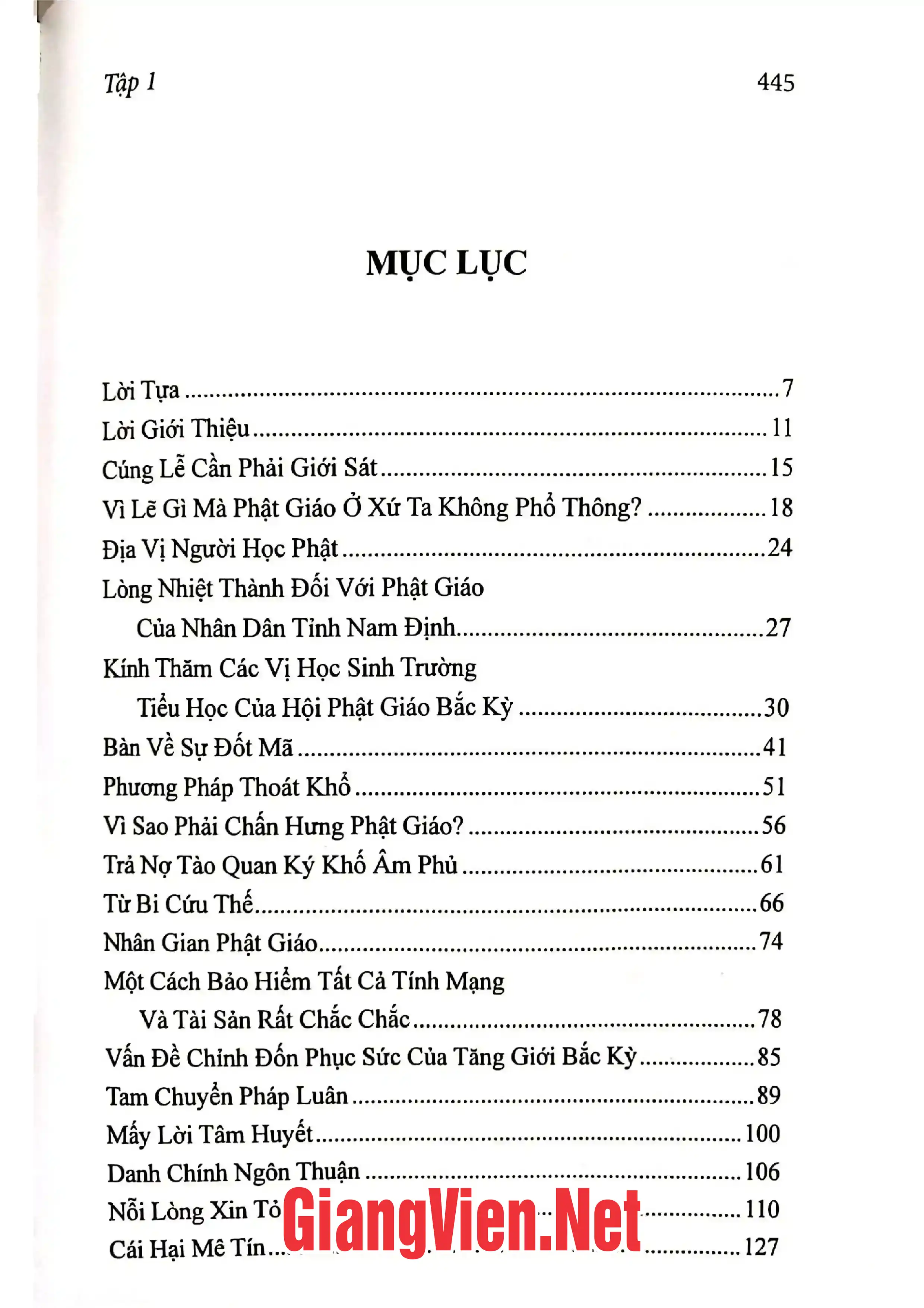 Trang bìa chính thức sách Tuyển tập Sa môn Trí Hải: Tập 1, Thích Trí Hải