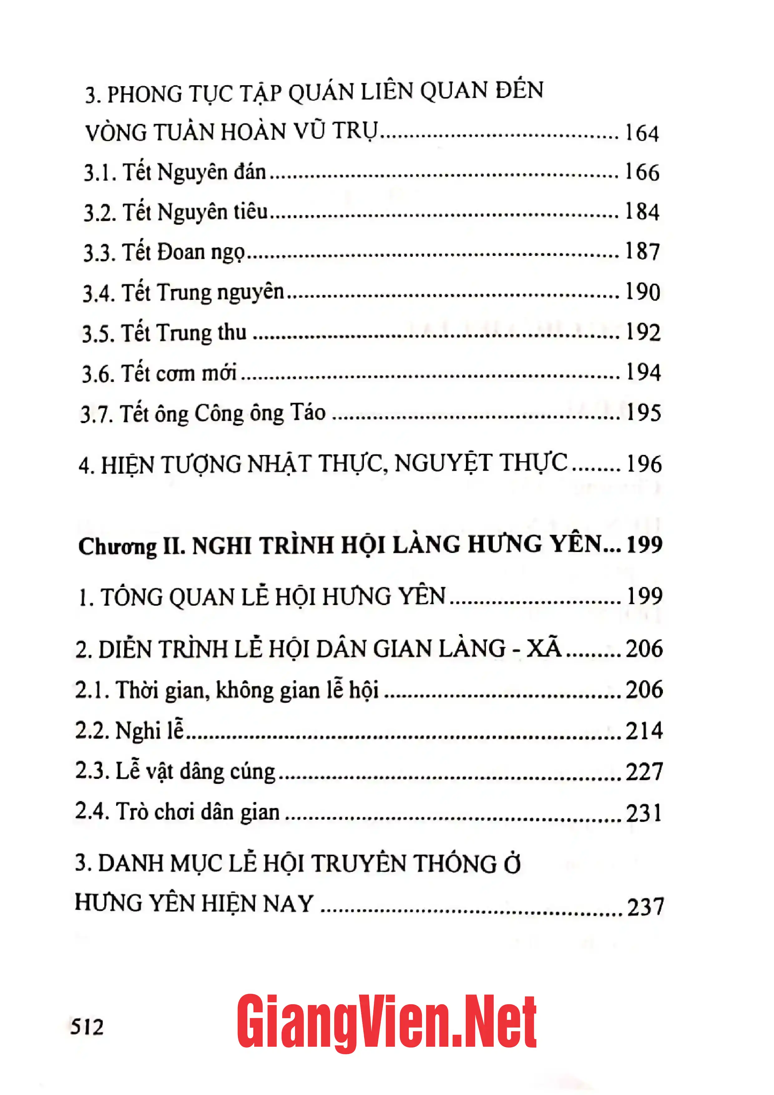 Mục lục chi tiết trang 1 sách Di sản văn hóa phi vật thể tỉnh Hưng Yên Sưu tầm, biên soạn, giới thiệu Quyển 1