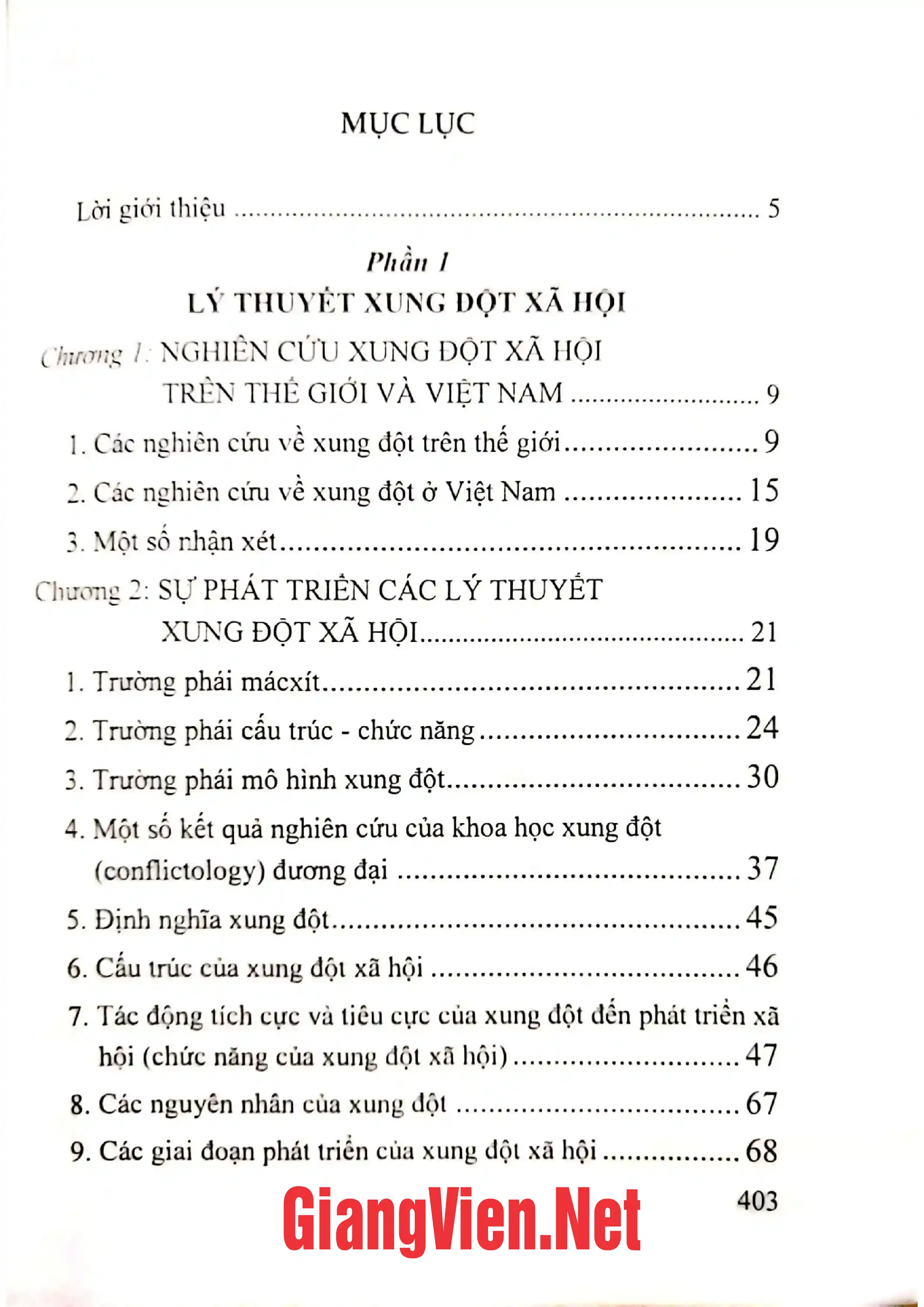 Trang bìa chính thức sách Lý thuyết xung đột xã hội và quản lý, giải tỏa xung đột xã hội ở Việt Nam